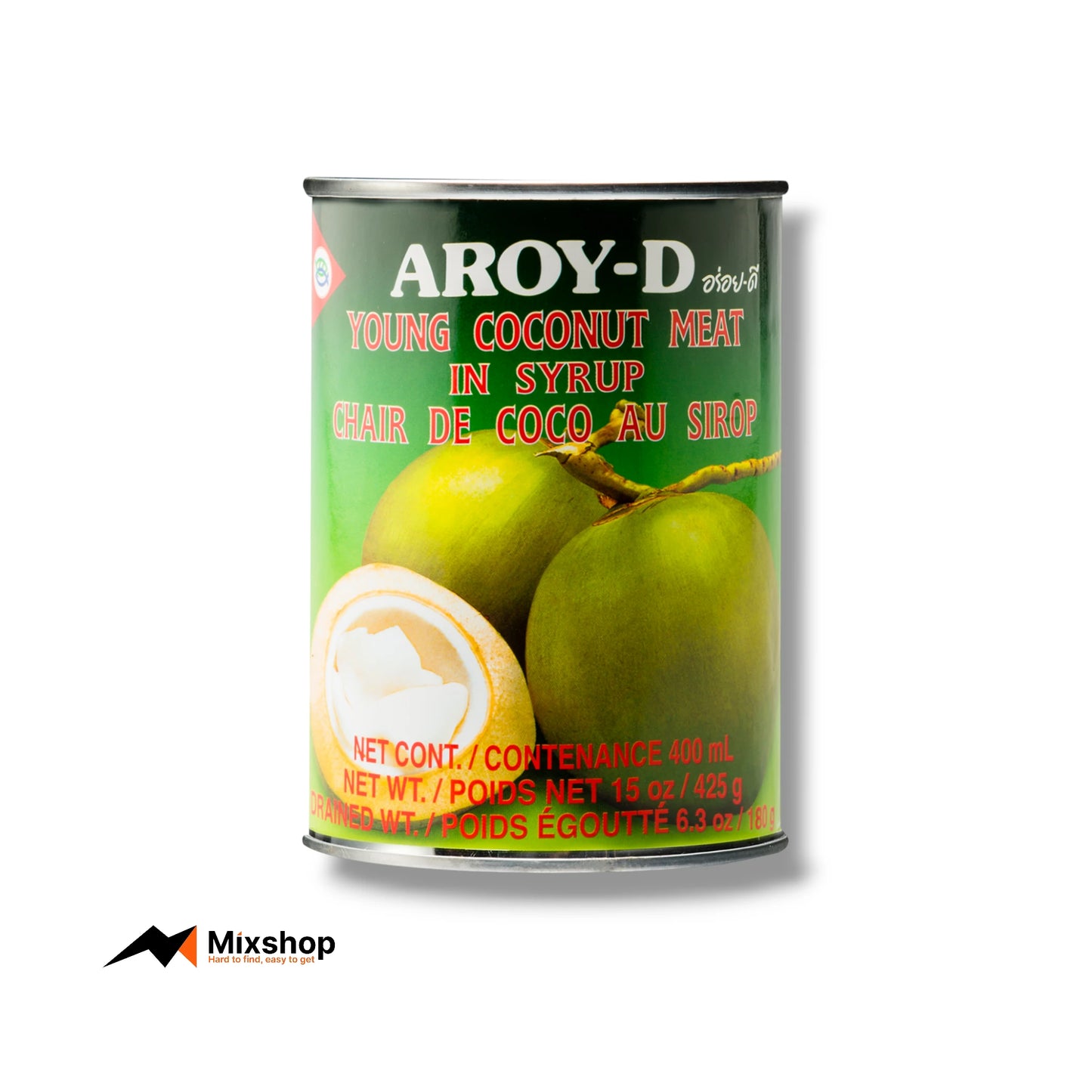 Aroy-D Young Coconut Meat in Syrup 425g Product Image
