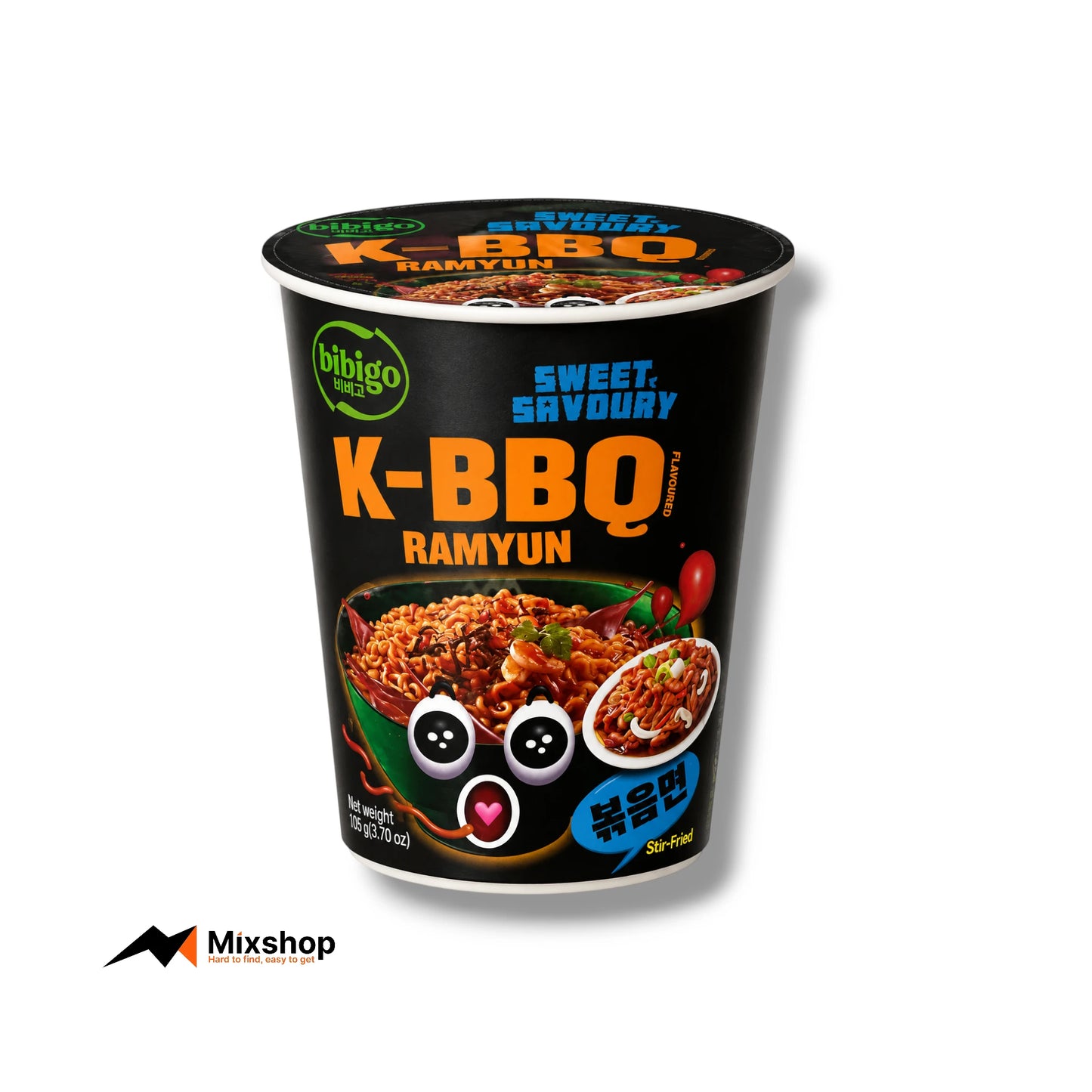 bibigo K-BBQ Ramyun Sweet Savoury 105g Product Image