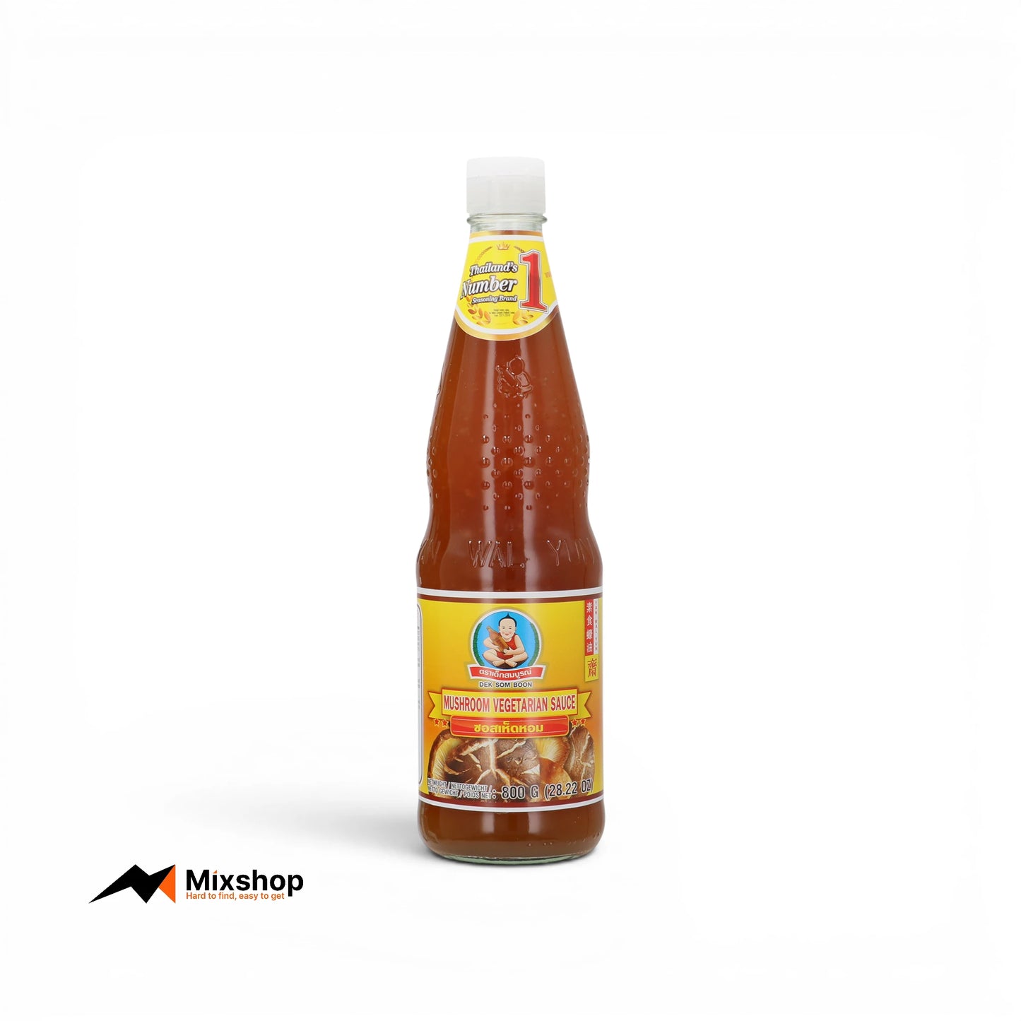 Dek Som Boon Mushroom Vegetarian Sauce 800g Product Image