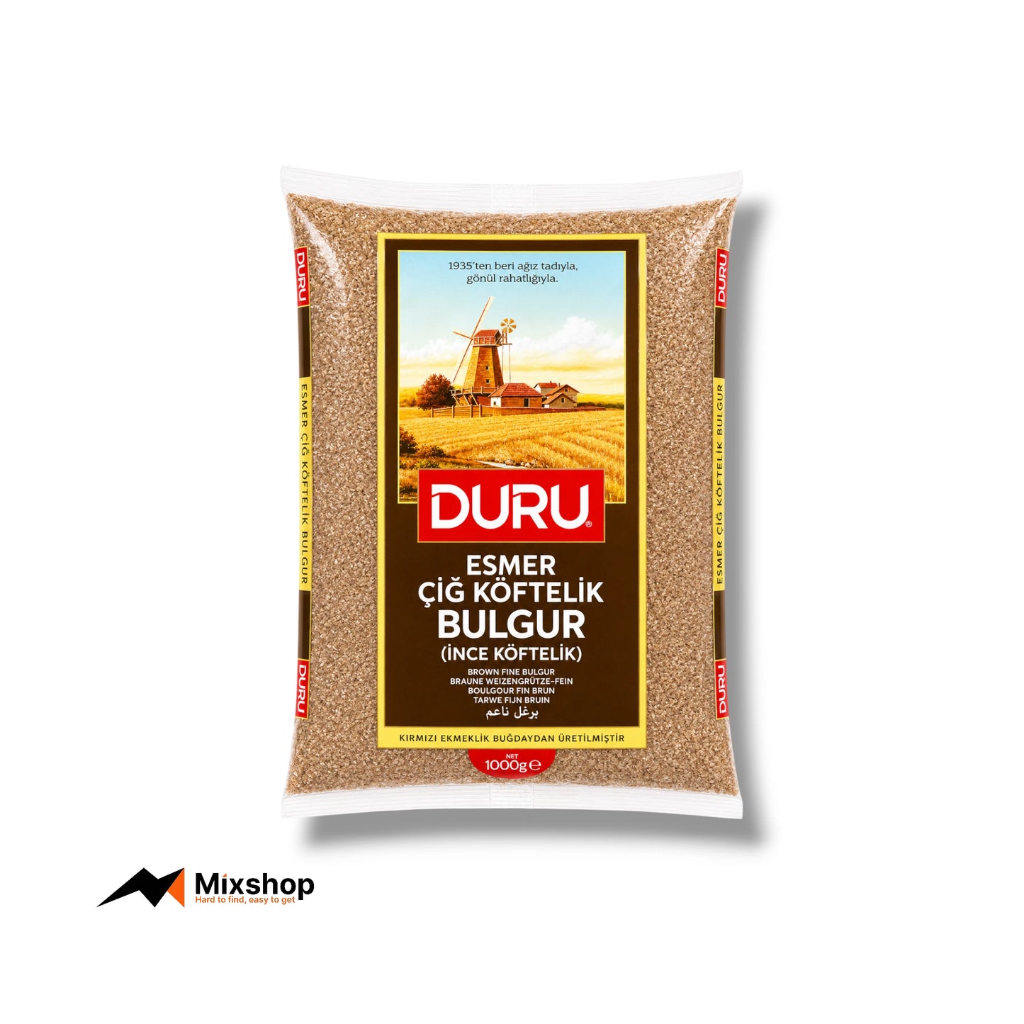 Duru Esmer Ince Koftelik Fine Brown Bulgur 1000g