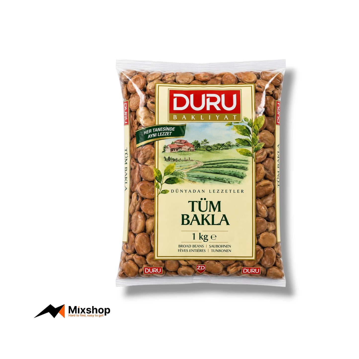 Duru Tum Bakla Whole Fava Beans 1kg