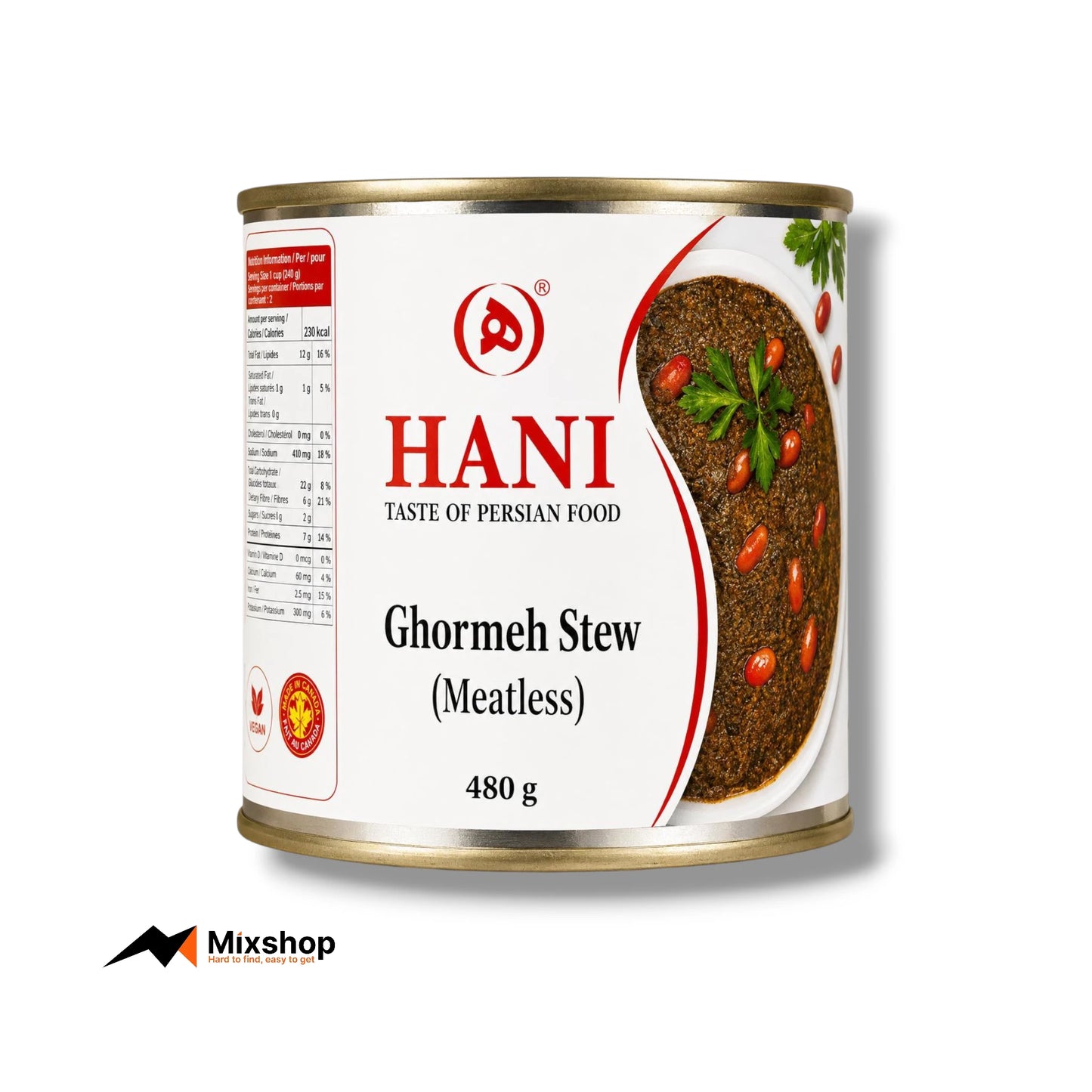 Hani Ghormeh Stew (Meatless) 480g Product Image