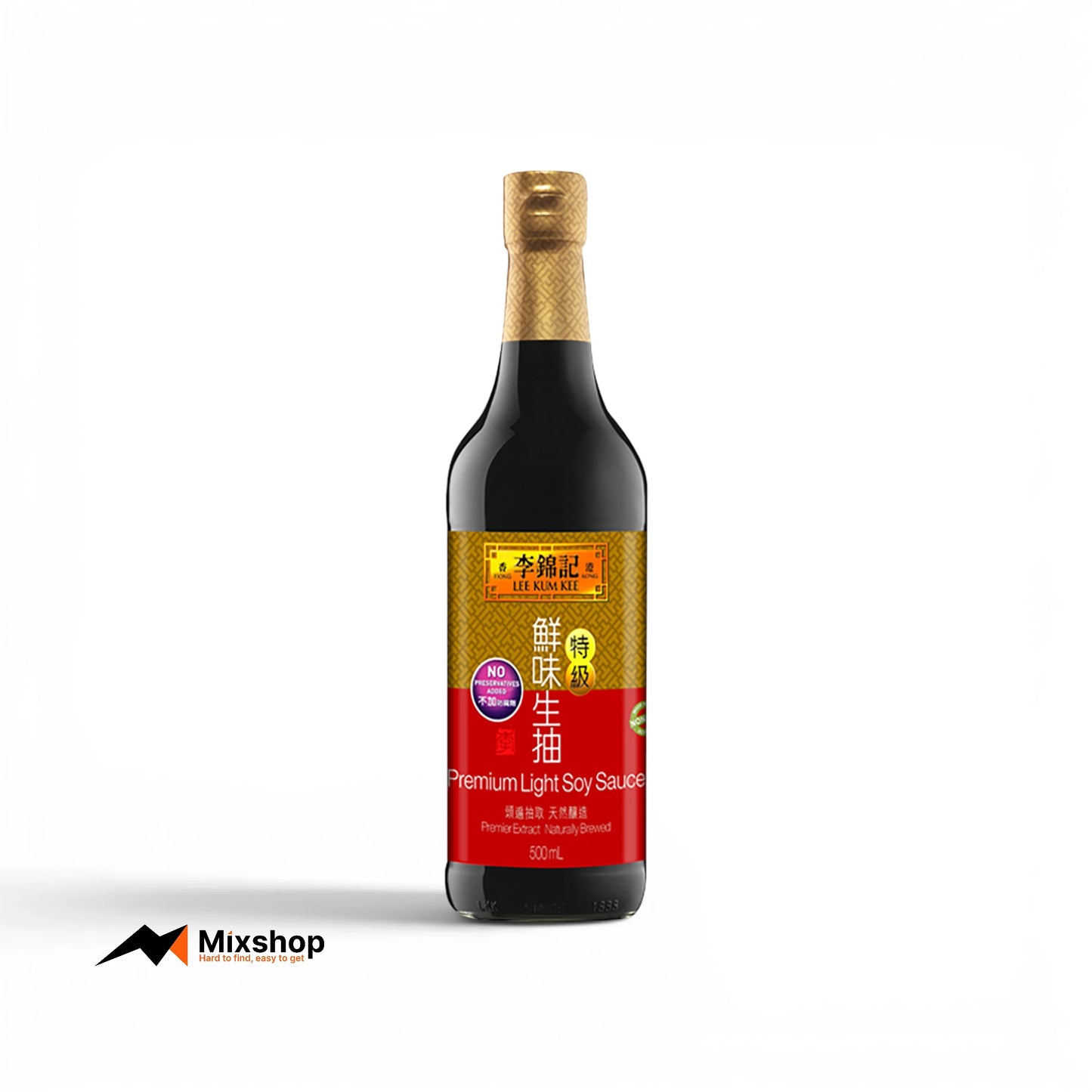 Lee Kum Kee Premium Light Soy Sauce 500ml Product Image