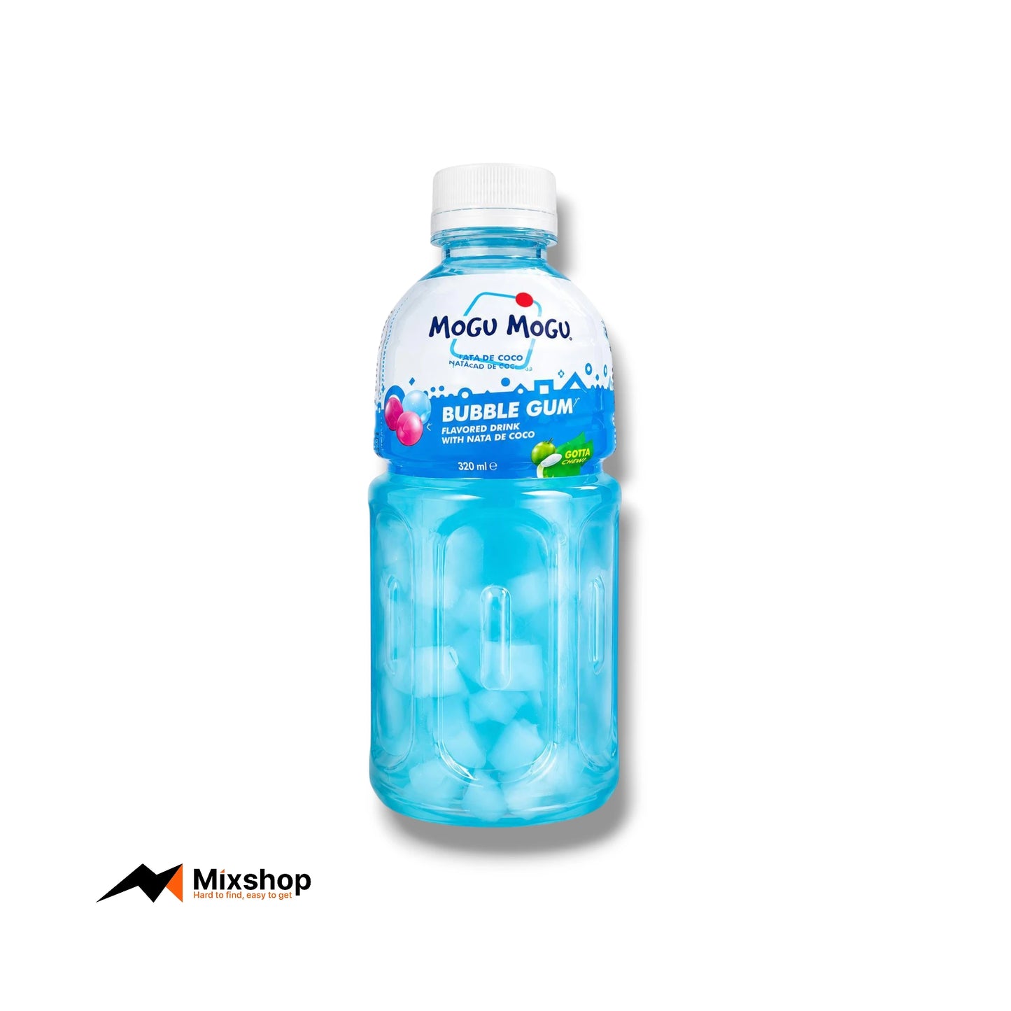 Mogu Mogu Bubble Gum Flavored Drink with Nata de Coco 320ml Product Image