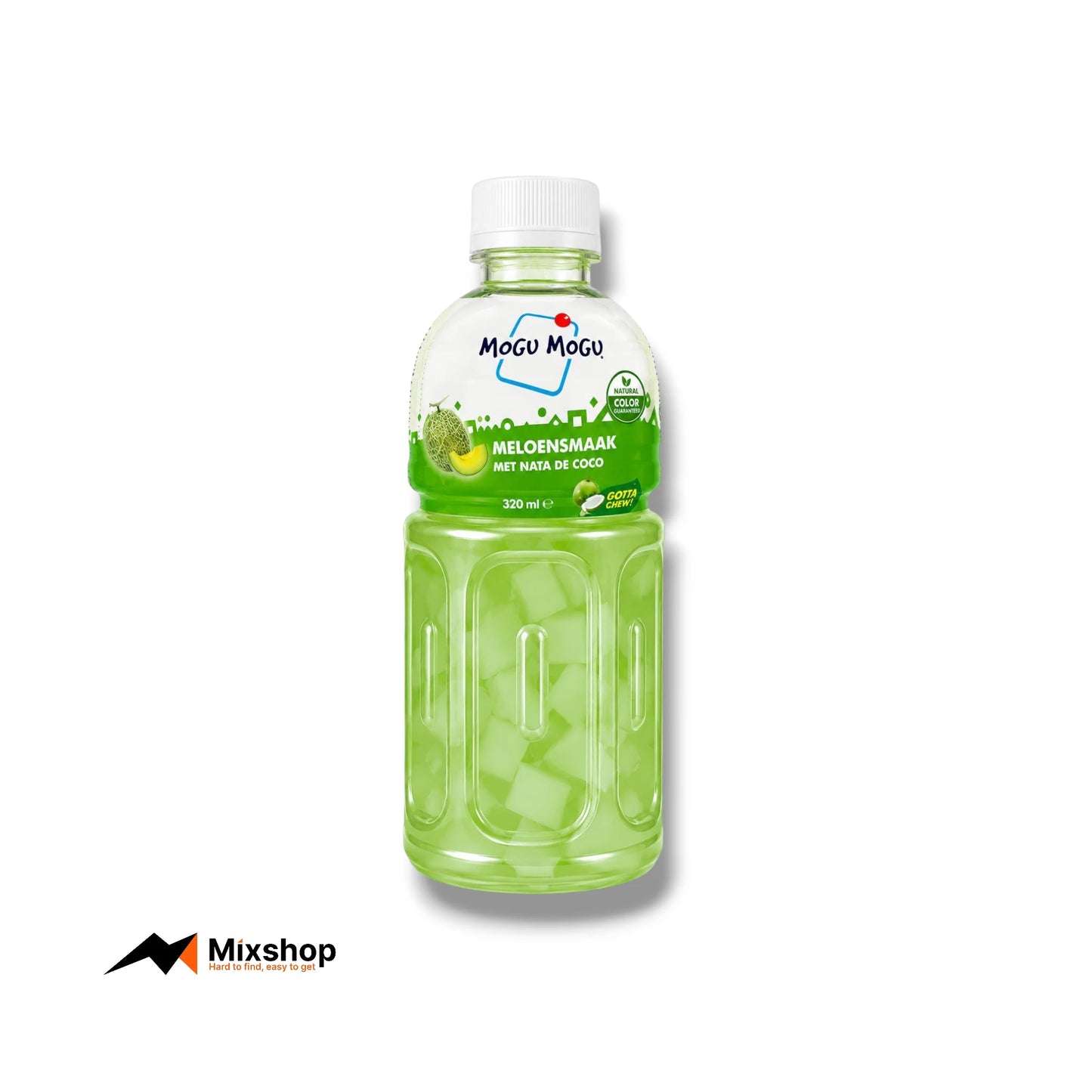 Mogu Mogu Melon Flavored Drink with Nata de Coco 320ml Product Image