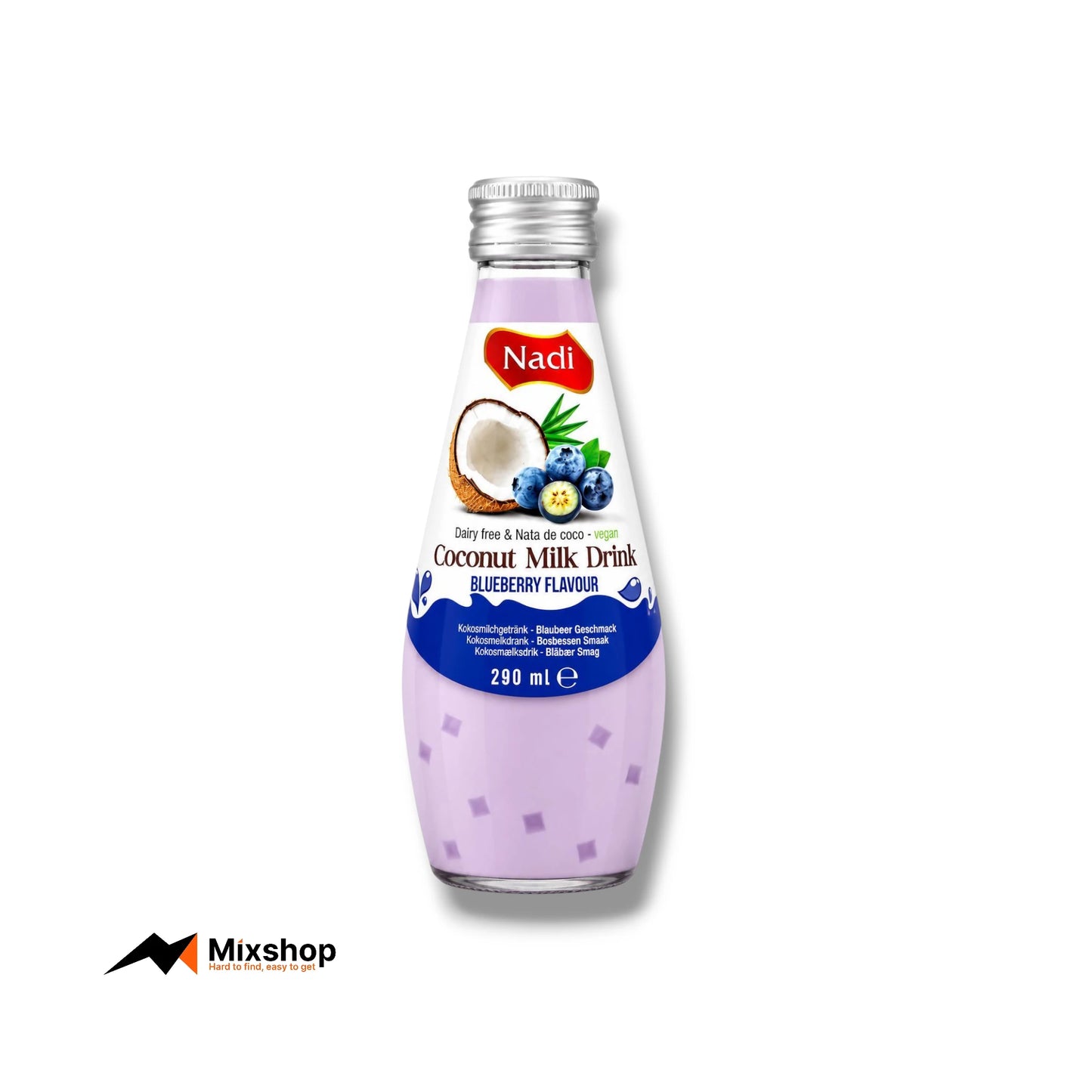 Nadi Coconut Milk Drink Blueberry 290ml Product Image