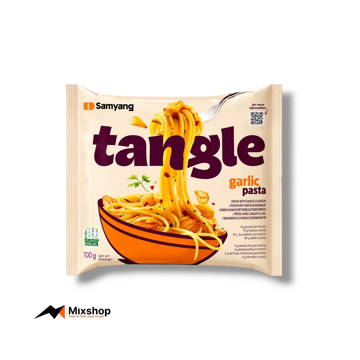 Samyang Tangle Garlic Pasta 100g Product Image