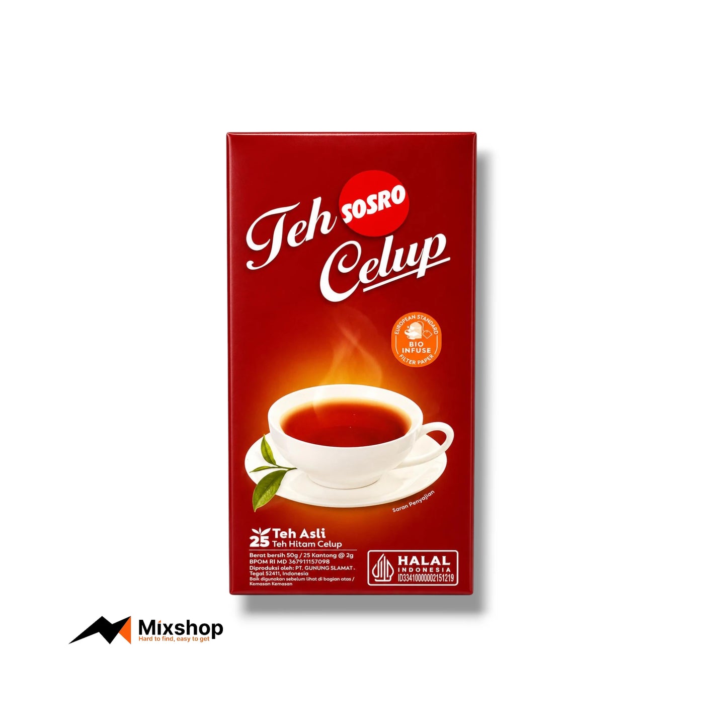 Sosro Teh Celup Black Tea 25 Bags 50g Product Image