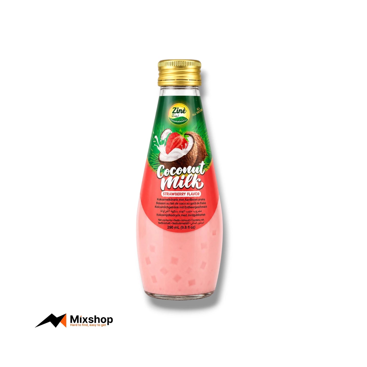 Ziné Coconut Milk Strawberry 290ml Product Image