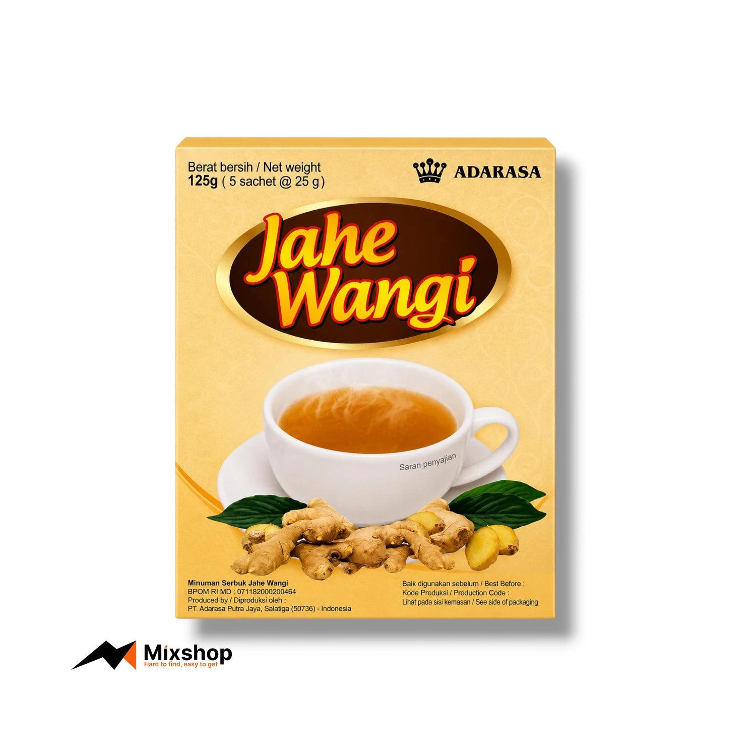 Adarasa Jahe Wangi Ginger Drink Powder 125g Product Image