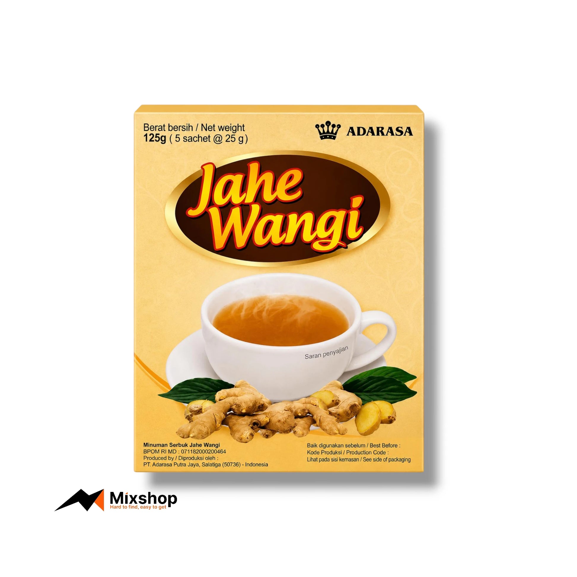 Adarasa Jahe Wangi Ginger Drink Powder 125g Product Image