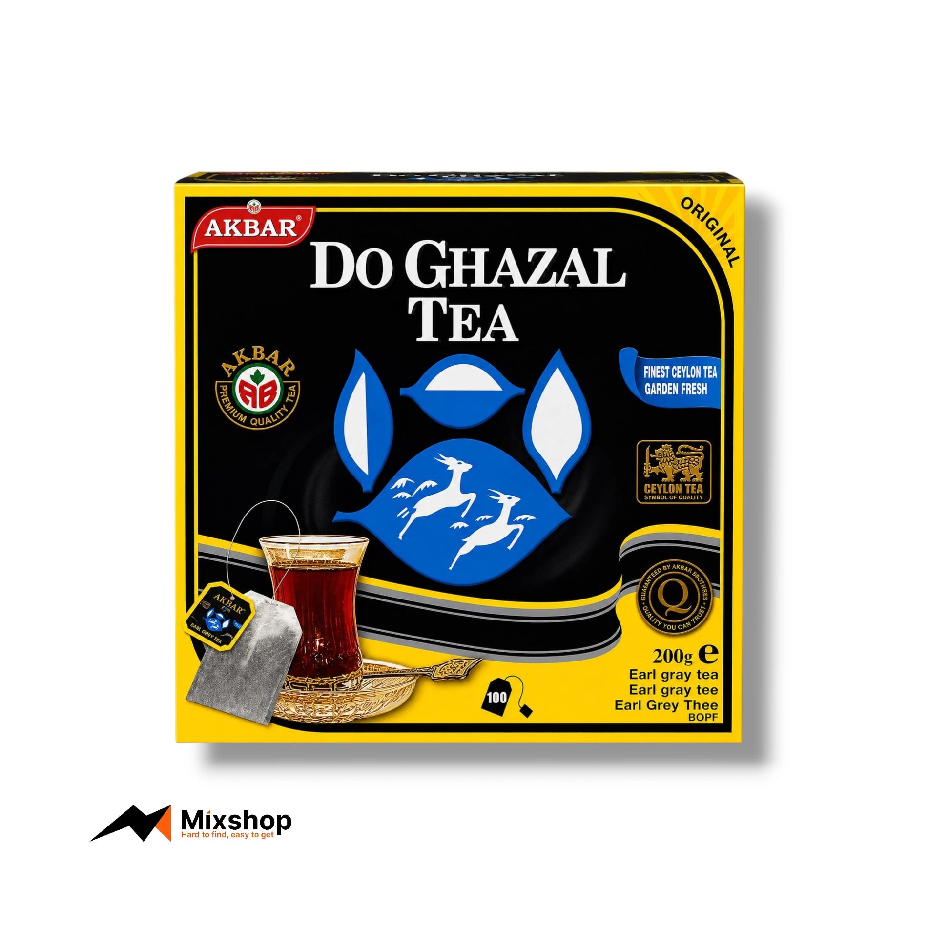 Akbar Do Ghazal Earl Grey Tea Bags 200g Product Image