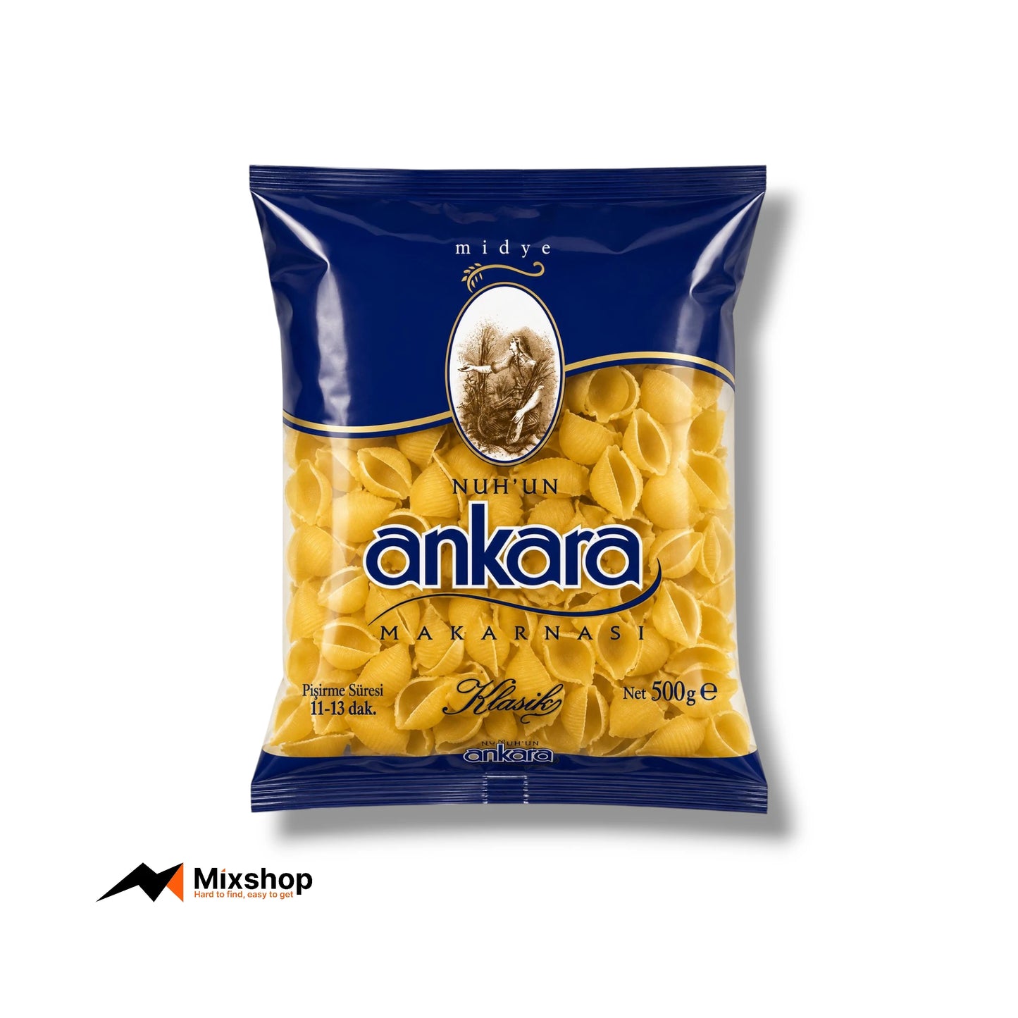 Ankara Midye Mussel Shell Pasta 500g Product Image