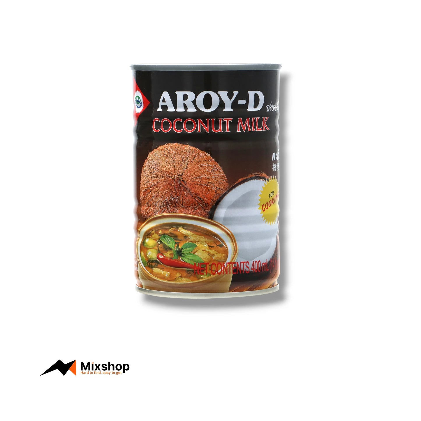 Aroy-D Coconut Milk for Cooking 400ml Product Image