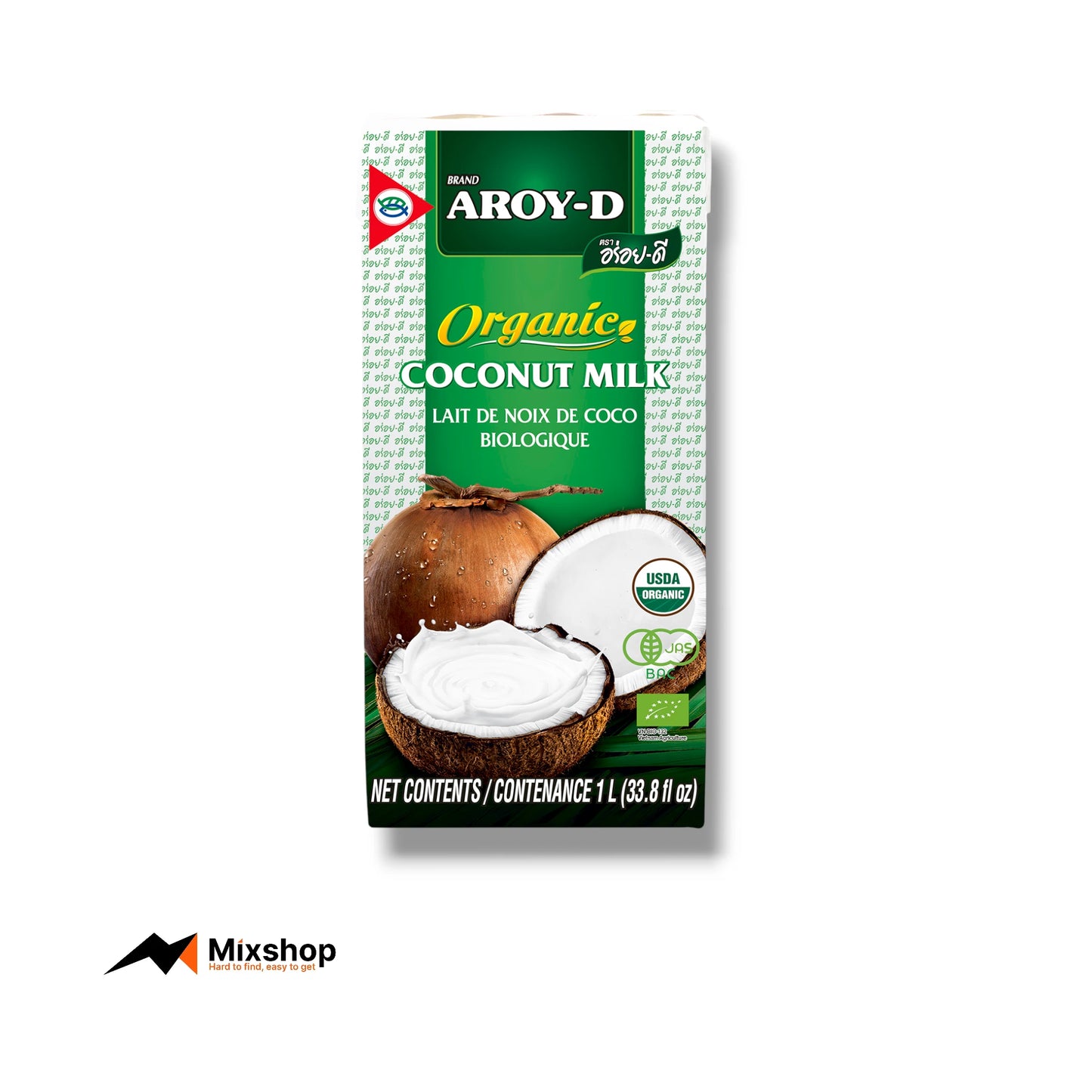 Aroy-D Organic Coconut Milk 1L Product Image
