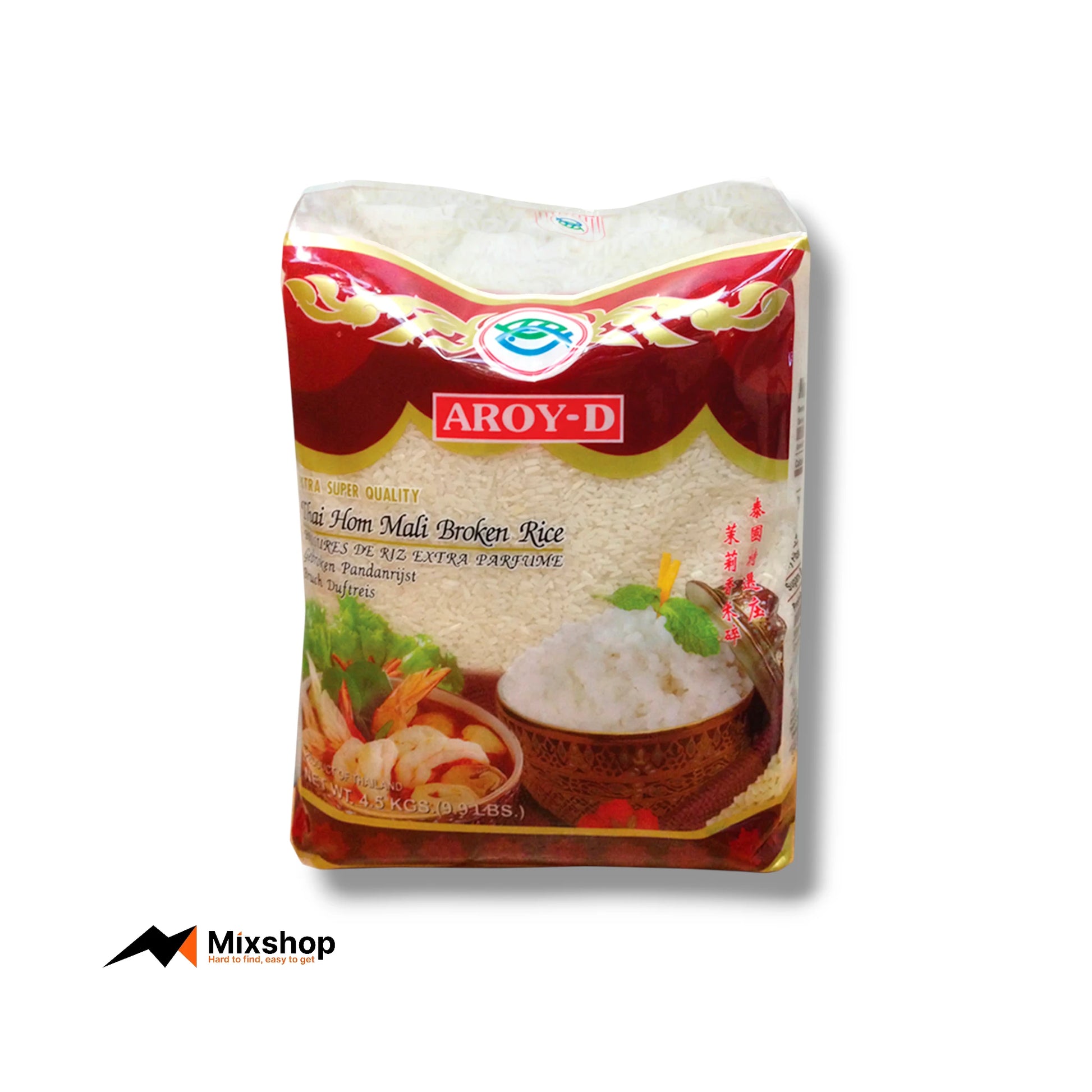 Aroy-D Thai Hom Mali Broken Rice 4.5kg Product Image