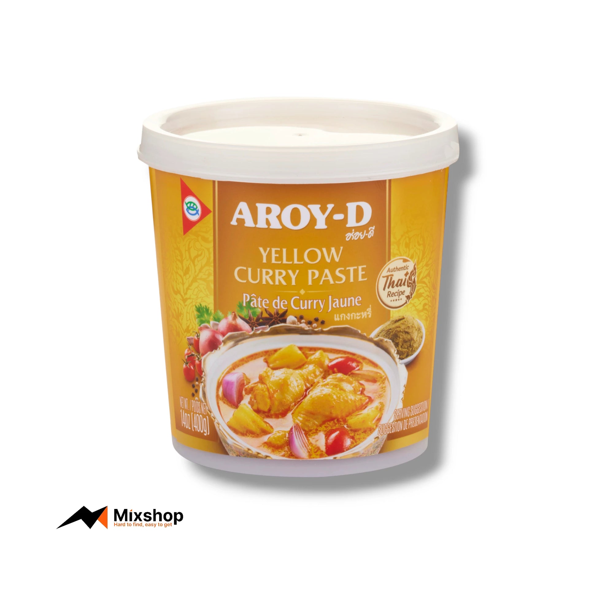 Aroy-D Yellow Curry Paste 400g Product Image