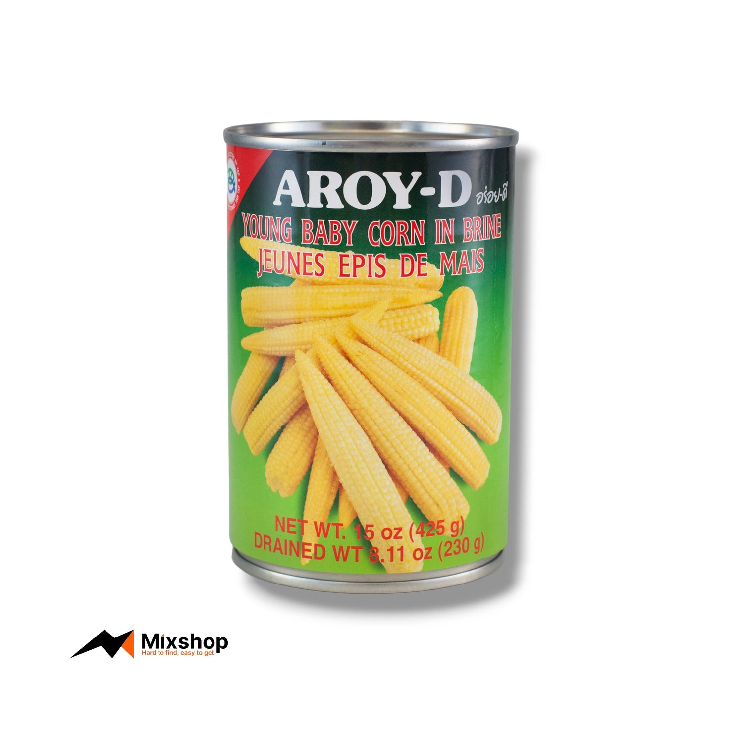 Aroy-D Young Baby Corn in Brine 425g Product Image