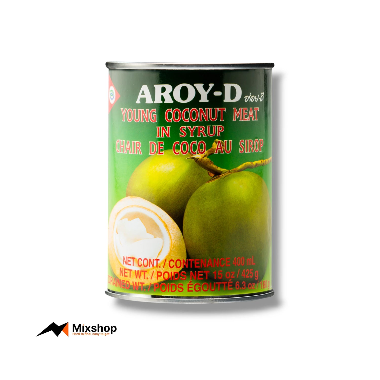 Aroy-D Young Coconut Meat in Syrup 425g Product Image