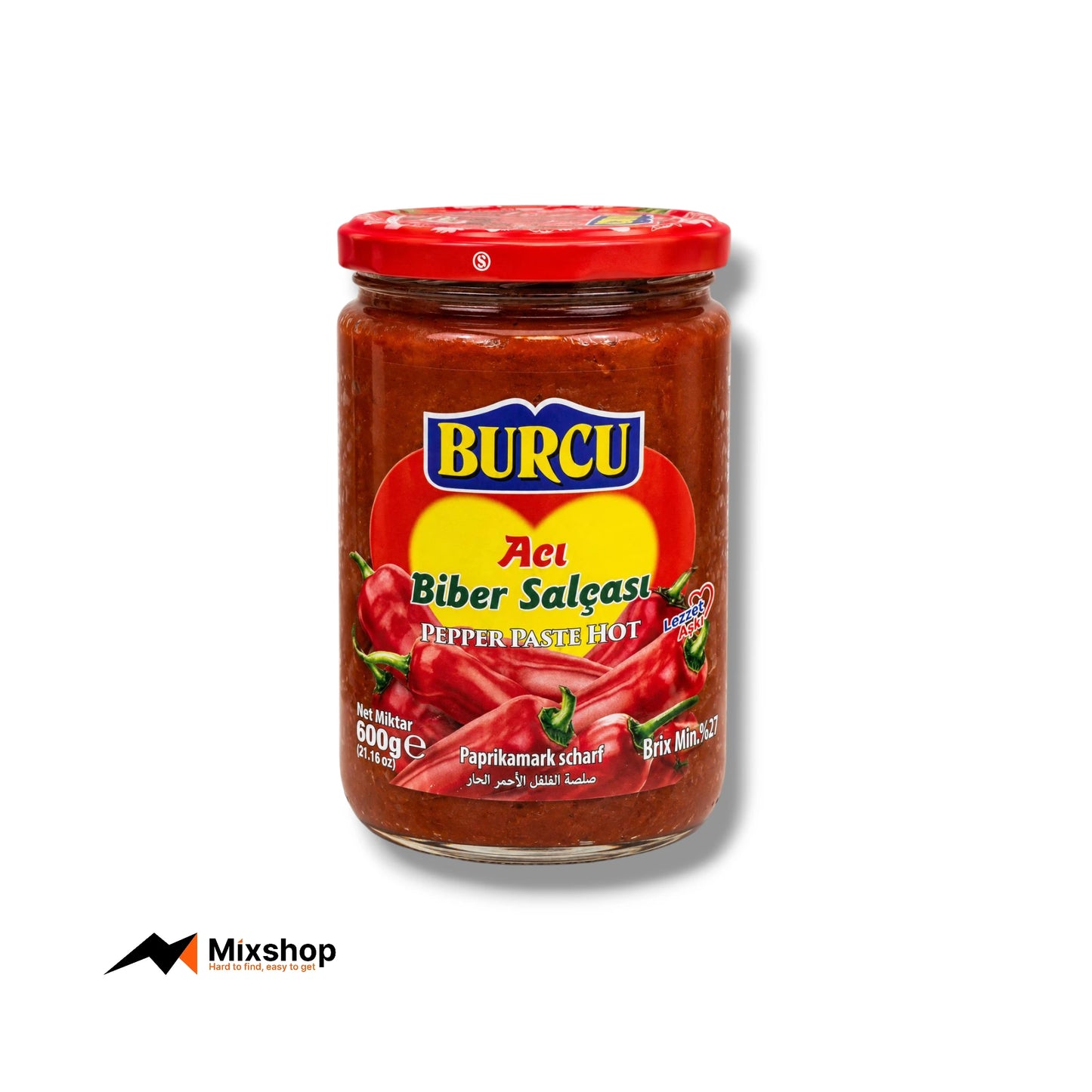 Burcu Hot Pepper Paste 600g Product Image