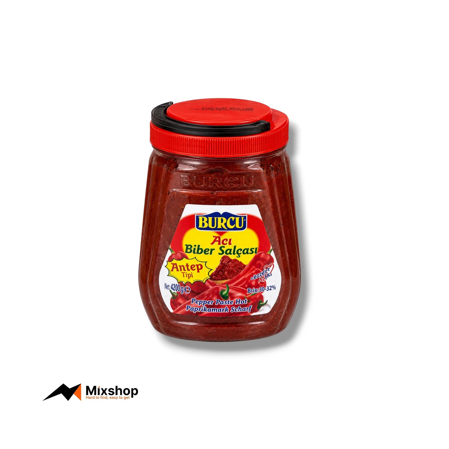 Burcu Hot Pepper Paste Antep Style 4200g Product Image