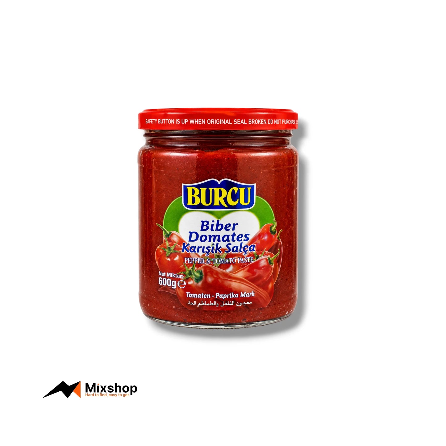 Burcu Mixed Pepper & Tomato Paste 600g Product Image