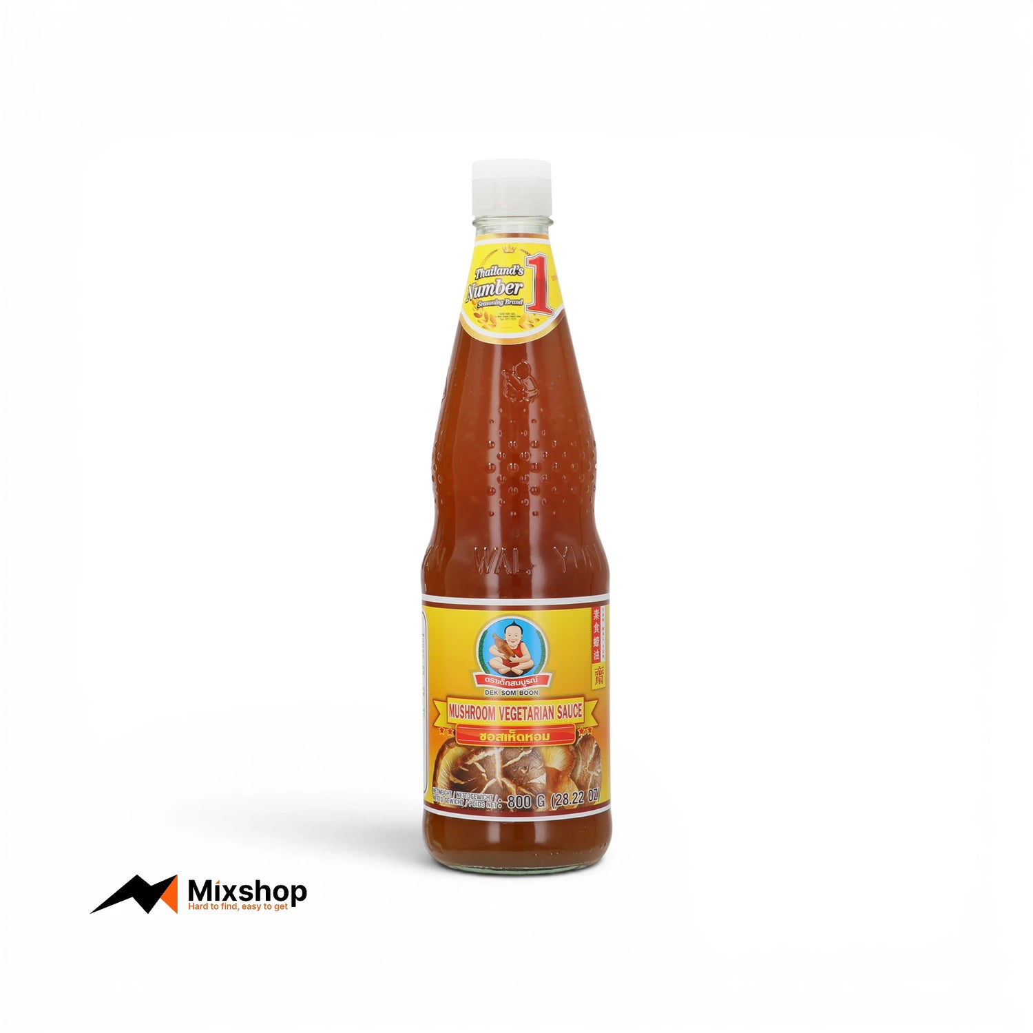 Dek Som Boon Mushroom Vegetarian Sauce 800g Product Image