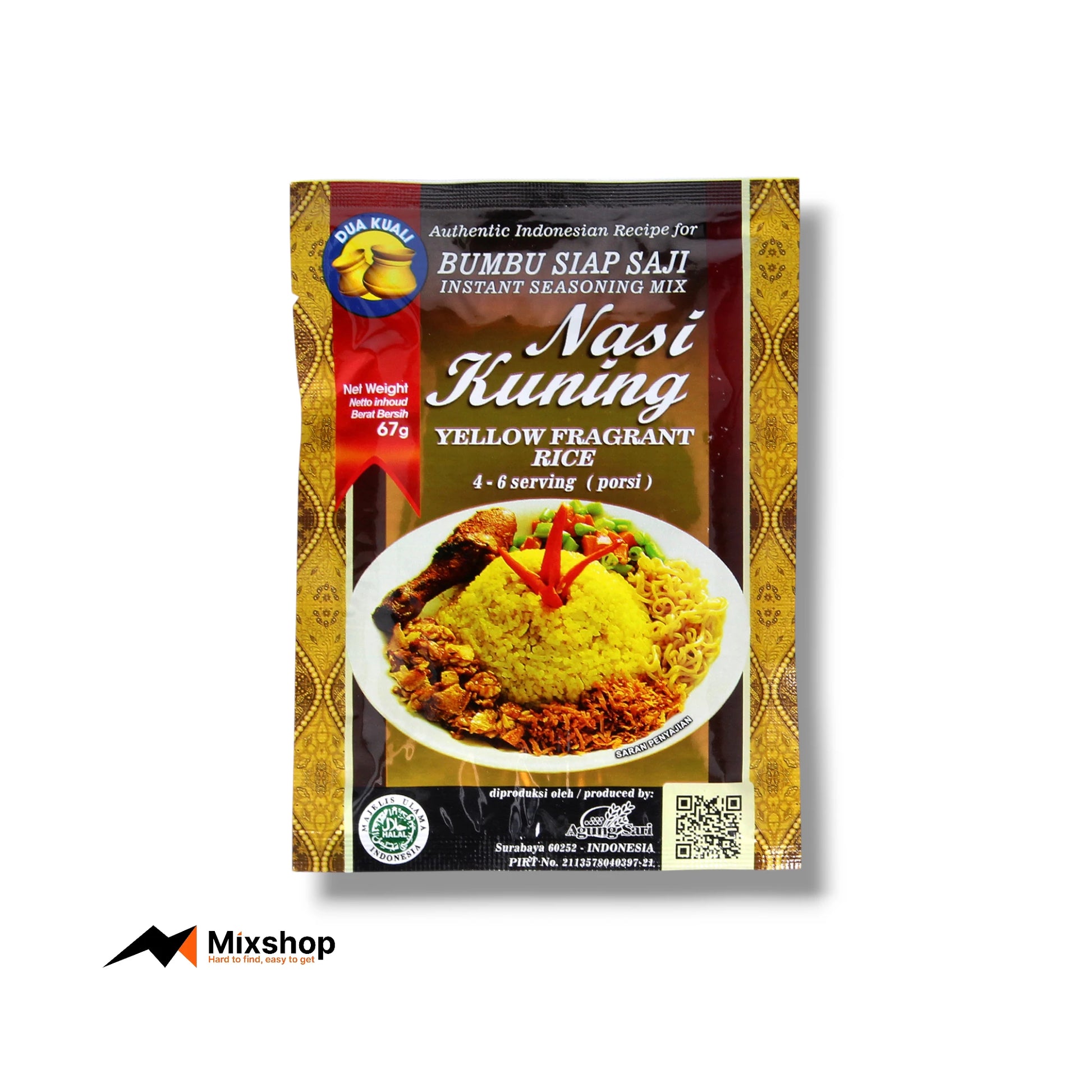 Dua Kuali Nasi Kuning 67g Product Image