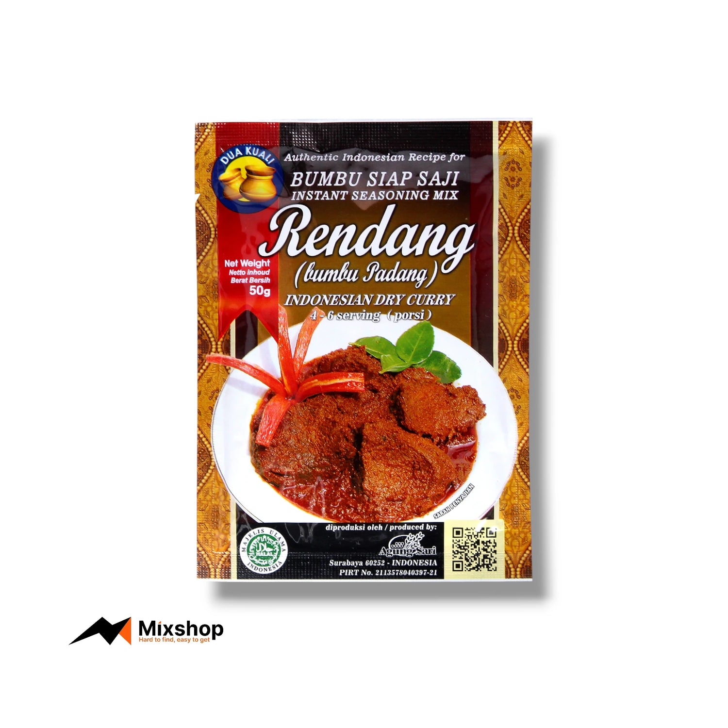 Dua Kuali Rendang Bumbu Padang 50g Product Image