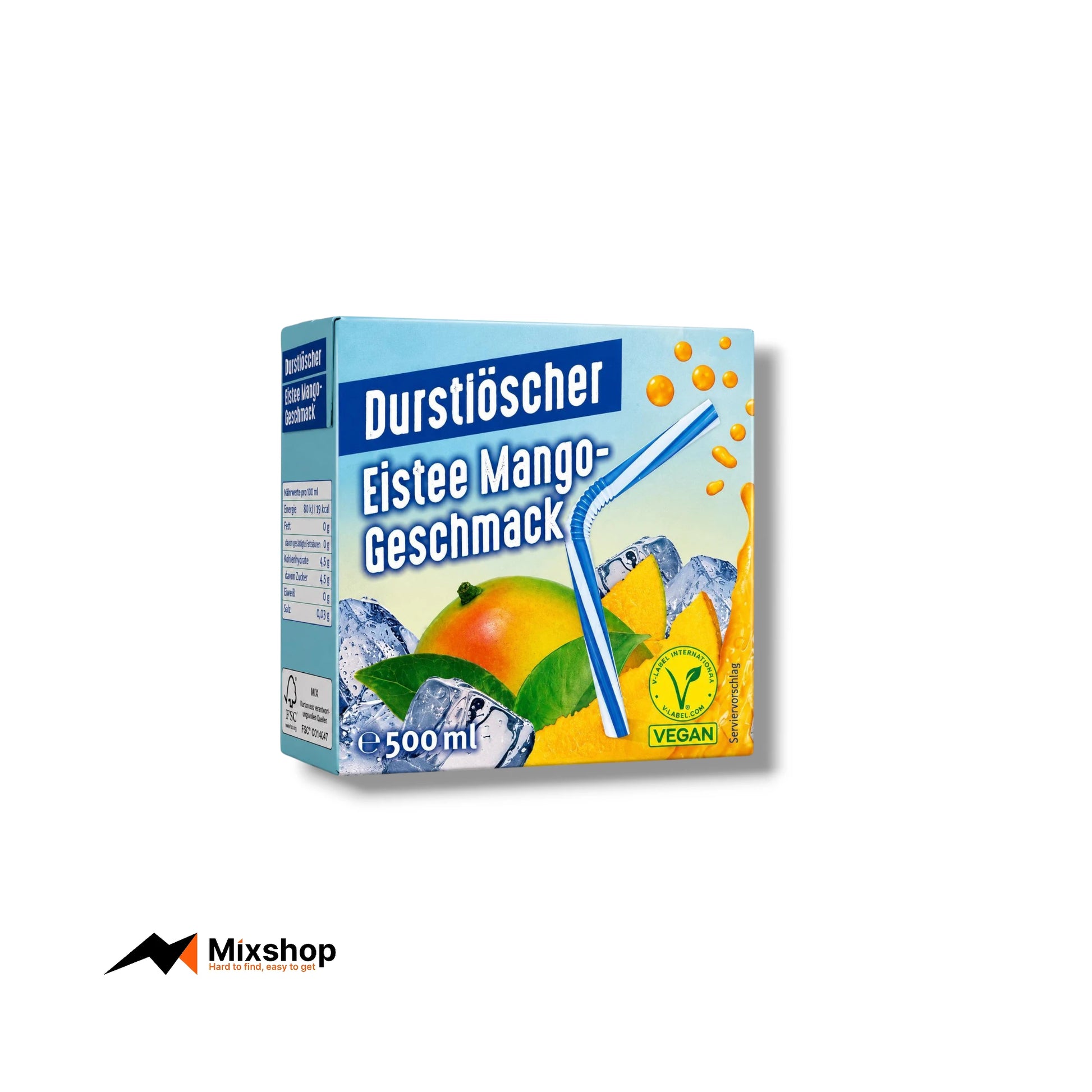 Durstlöscher Iced Tea Mango 500ml Product Image