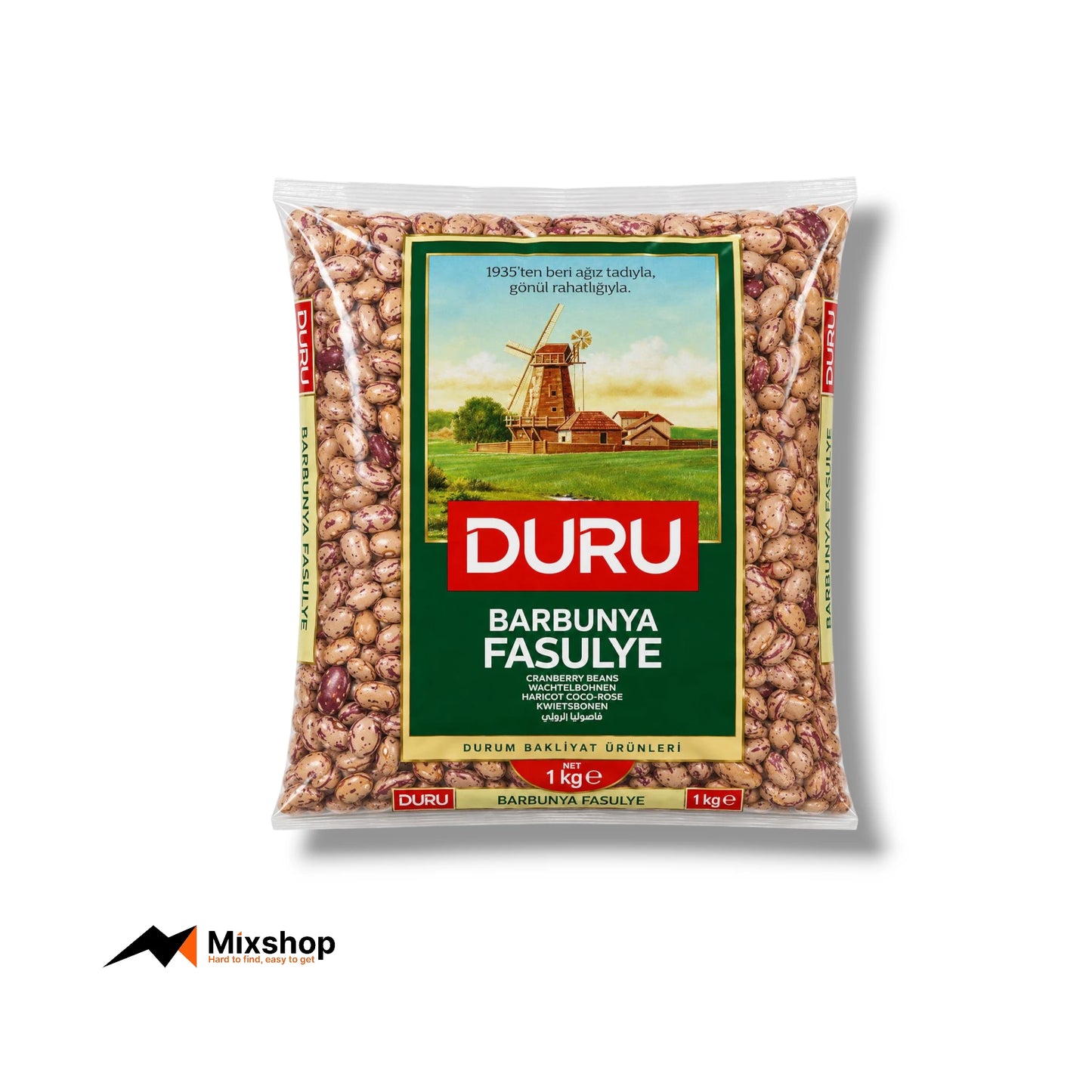 Duru Barbunya Borlotti Beans 1kg
