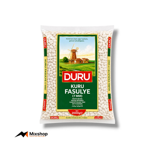 Duru Kuru Fasulye White Beans 7mm 2000g