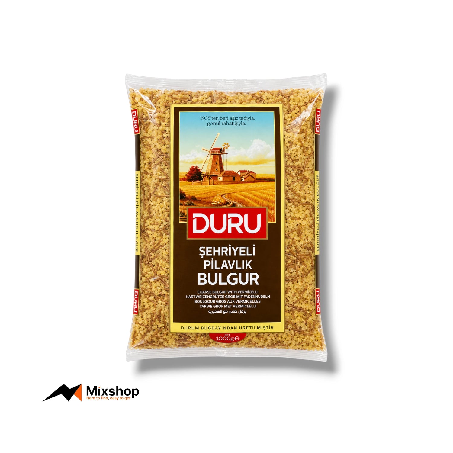Duru Sehriyeli Pilavlik Bulgur with Vermicelli 1000g