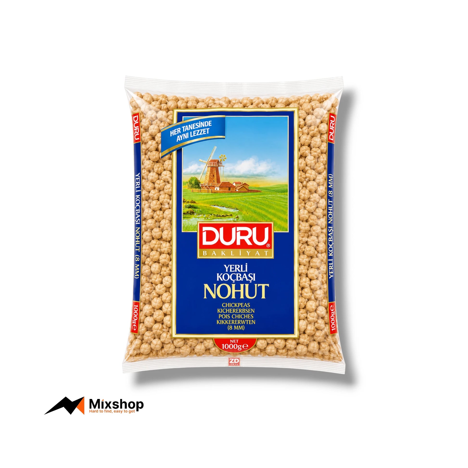 Duru Yerli Kocbasi Chickpeas 8mm 1000g