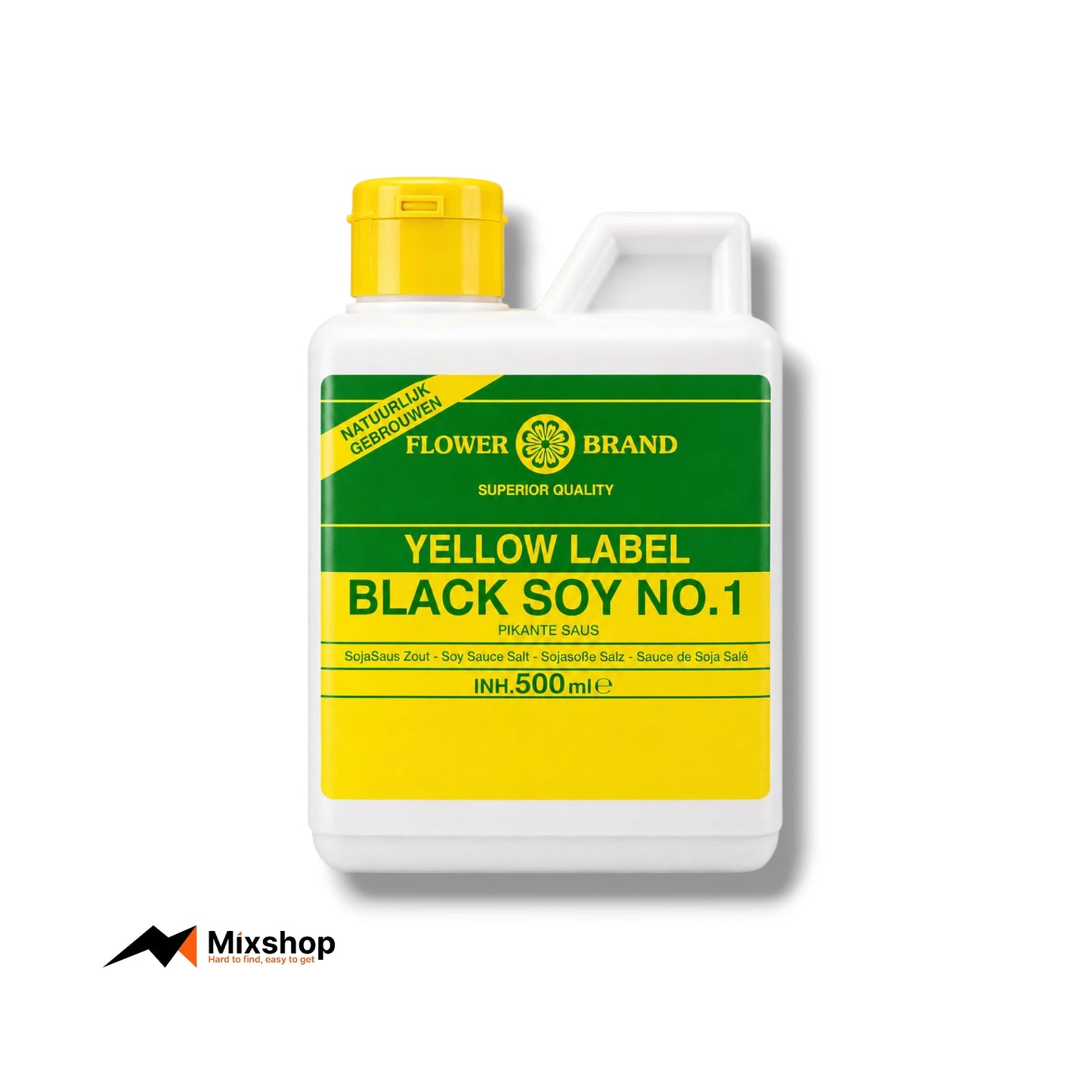 Flower Brand Black Soy No.1 Pikante Saus (Salty Soy Sauce) 500ml Product Image