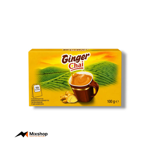 Ginger Chai Ginger Flavoured Black Tea Bags 100g Product Image