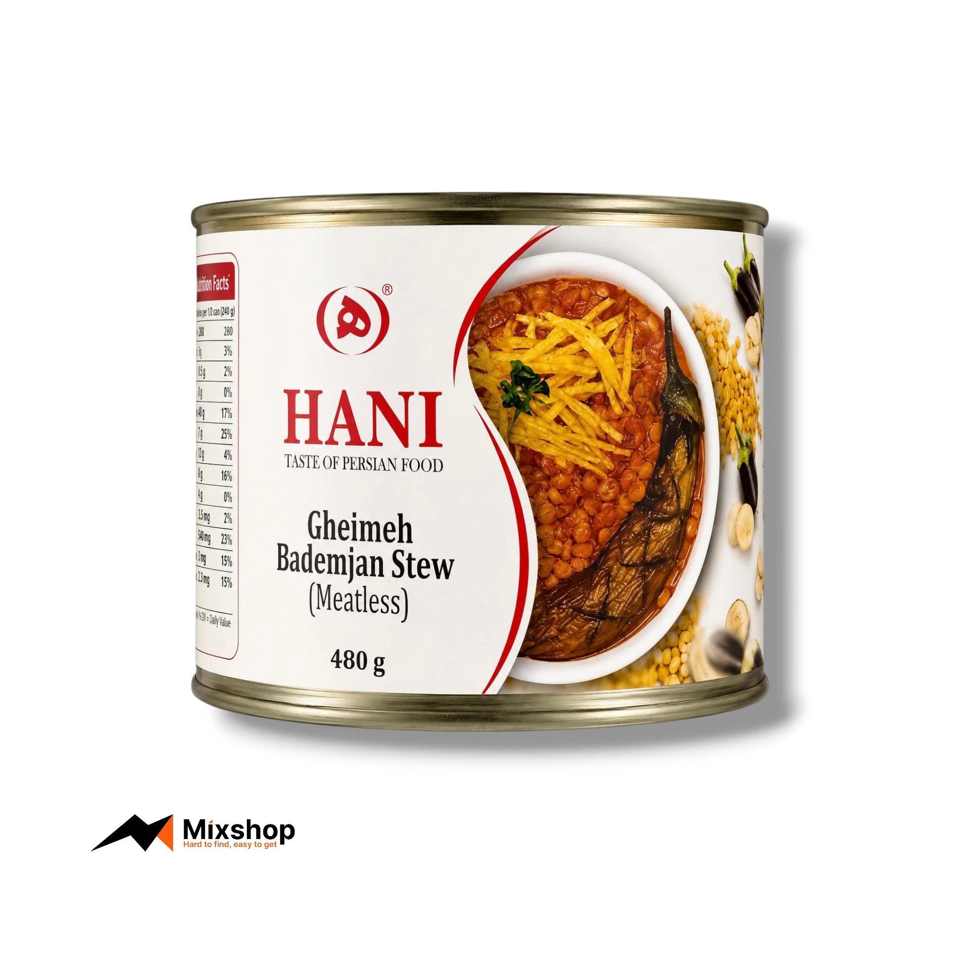 Hani Gheimeh Bademjan Stew (Meatless) 480g Product Image