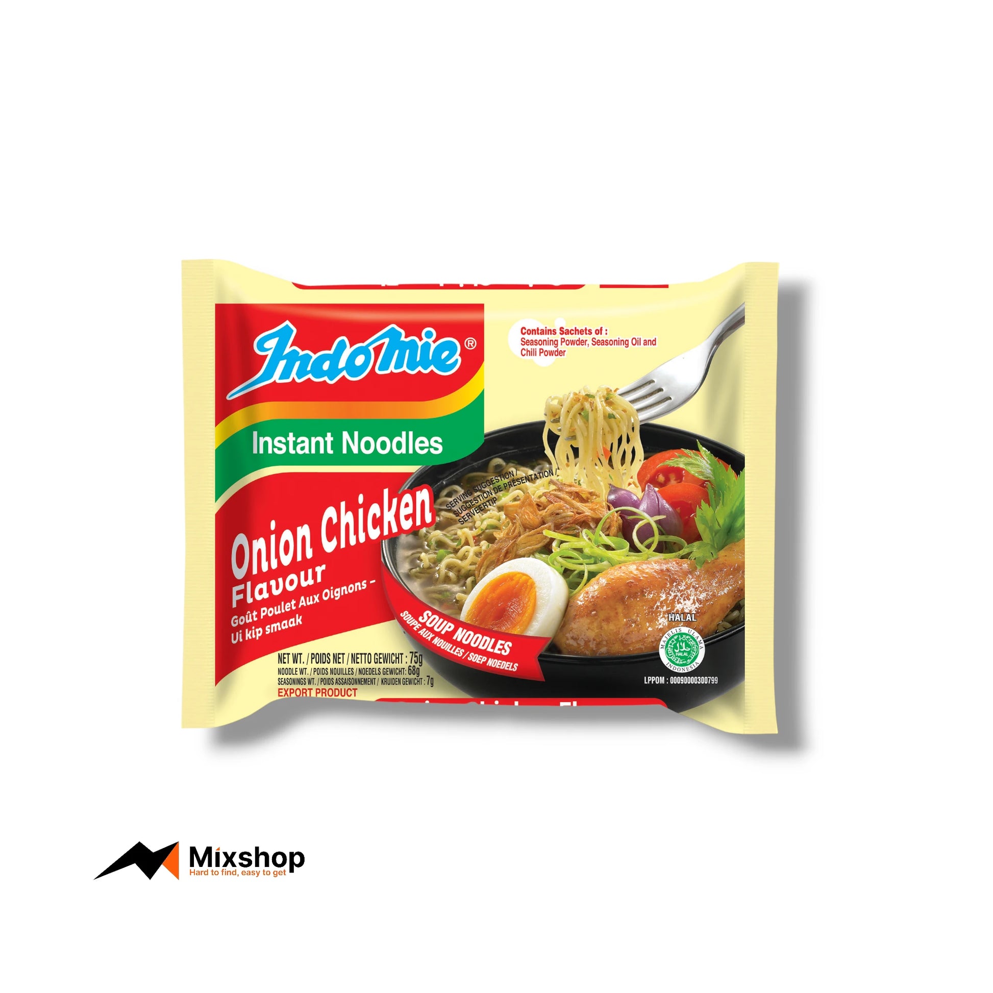 Indomie Instant Noodles Onion Chicken Flavour 75g Product Image