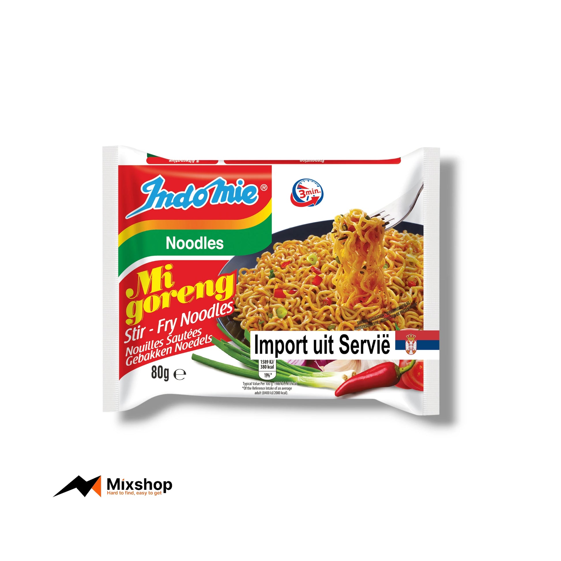 Indomie Mi Goreng Stir Fry Noodles 80g Product Image