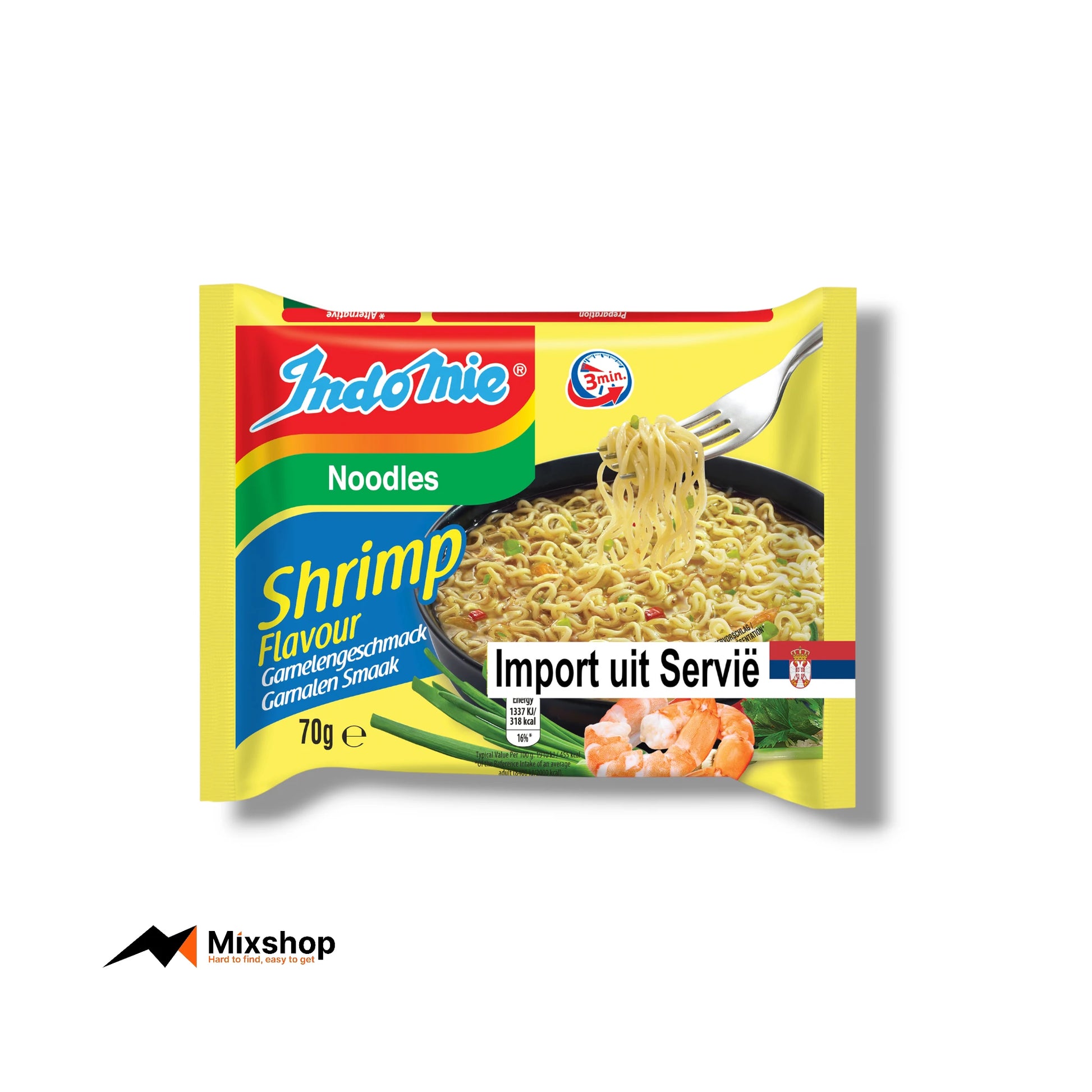 Indomie Noodles Shrimp Flavour 70g Product Image
