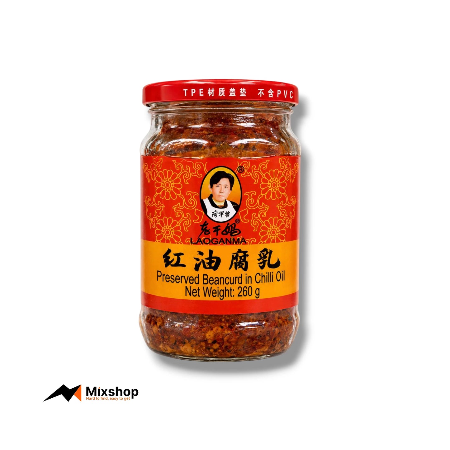 Lao Gan Ma Preserved Beancurd in Chilli Oil 260g Product Image