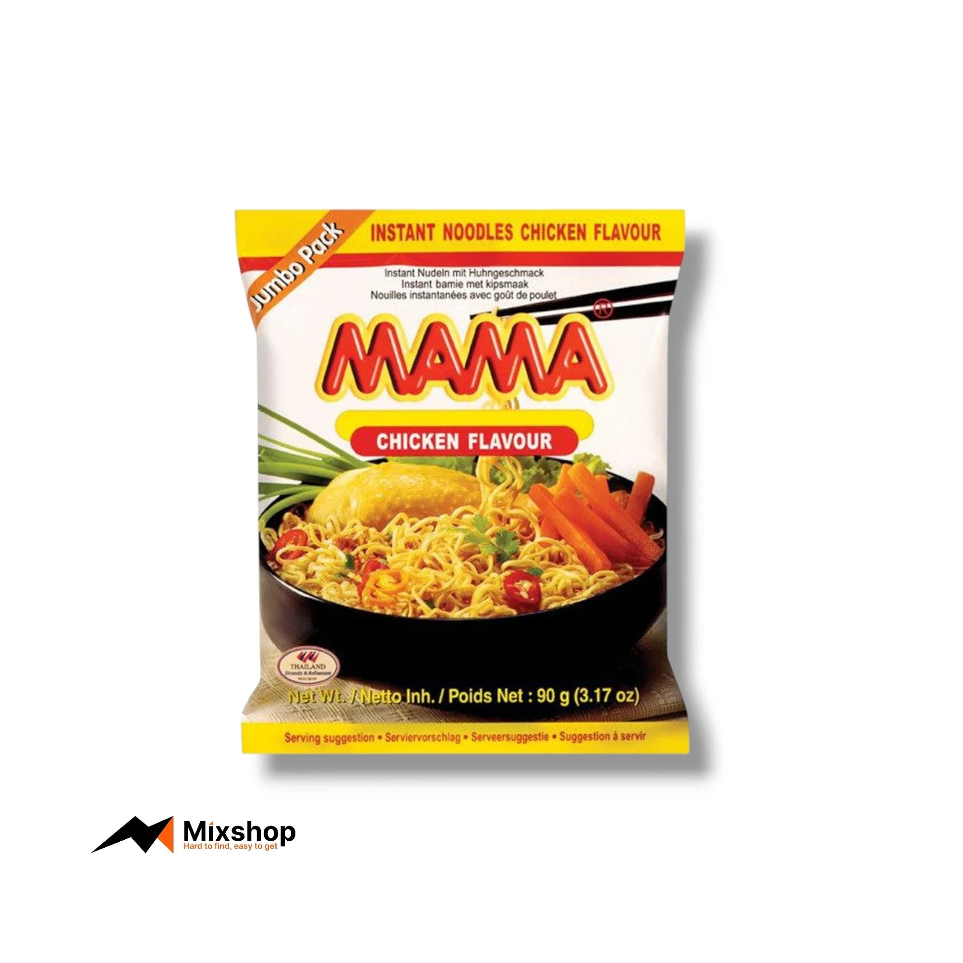MAMA Instant Noodles Chicken Flavour 90g Jumbo Pack Product Image