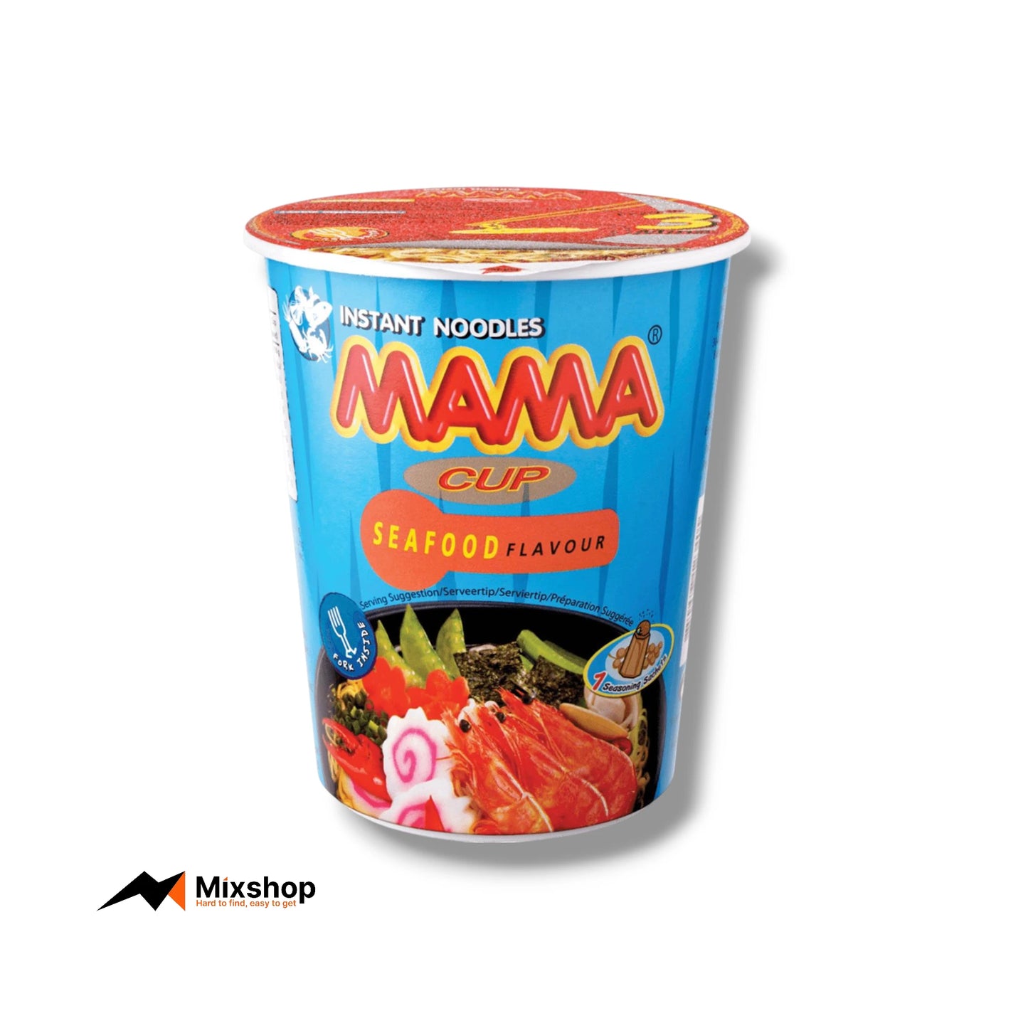 MAMA Instant Noodles Cup Seafood Flavour Product Image