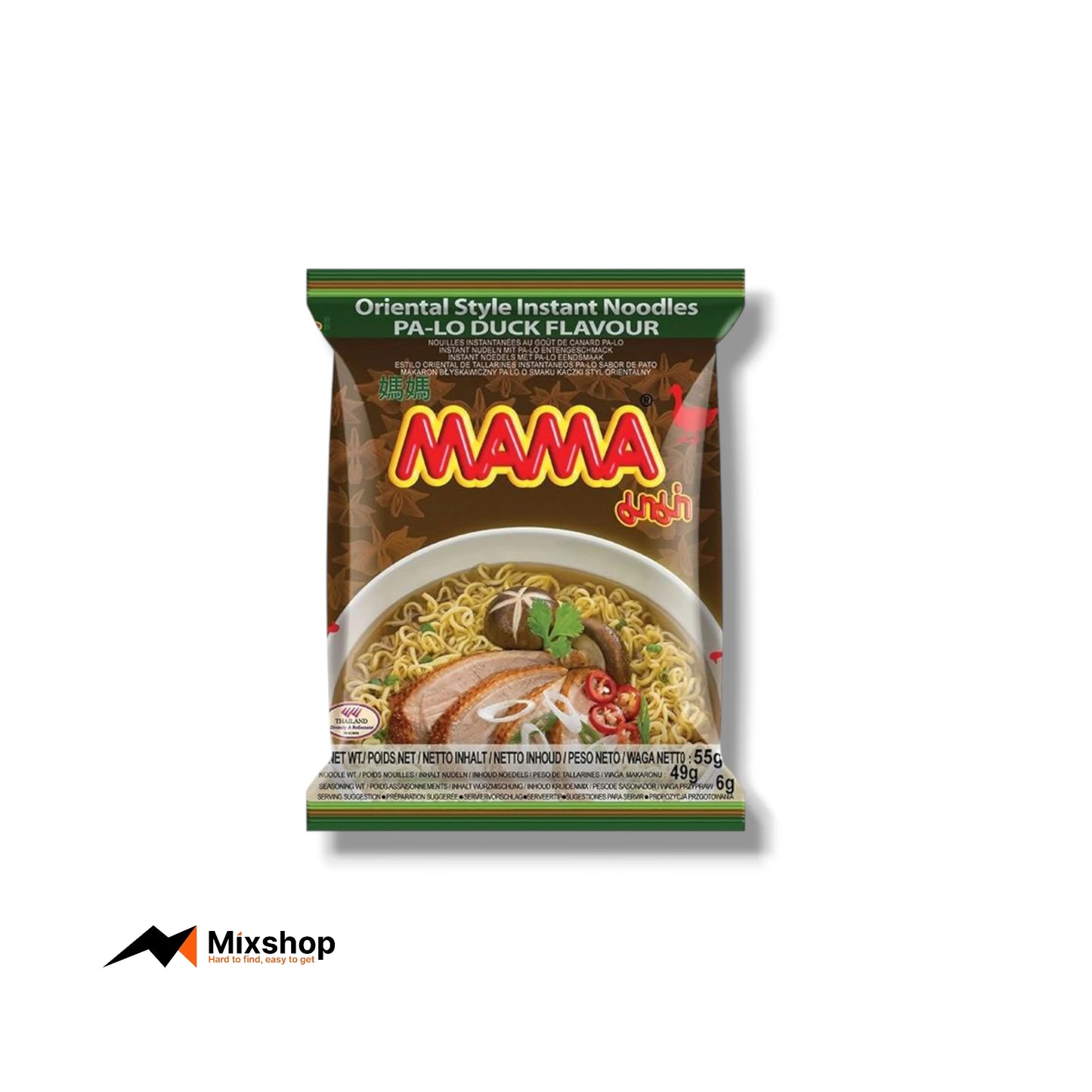 MAMA Instant Noodles Pa-Lo Duck Flavour 55g Product Image
