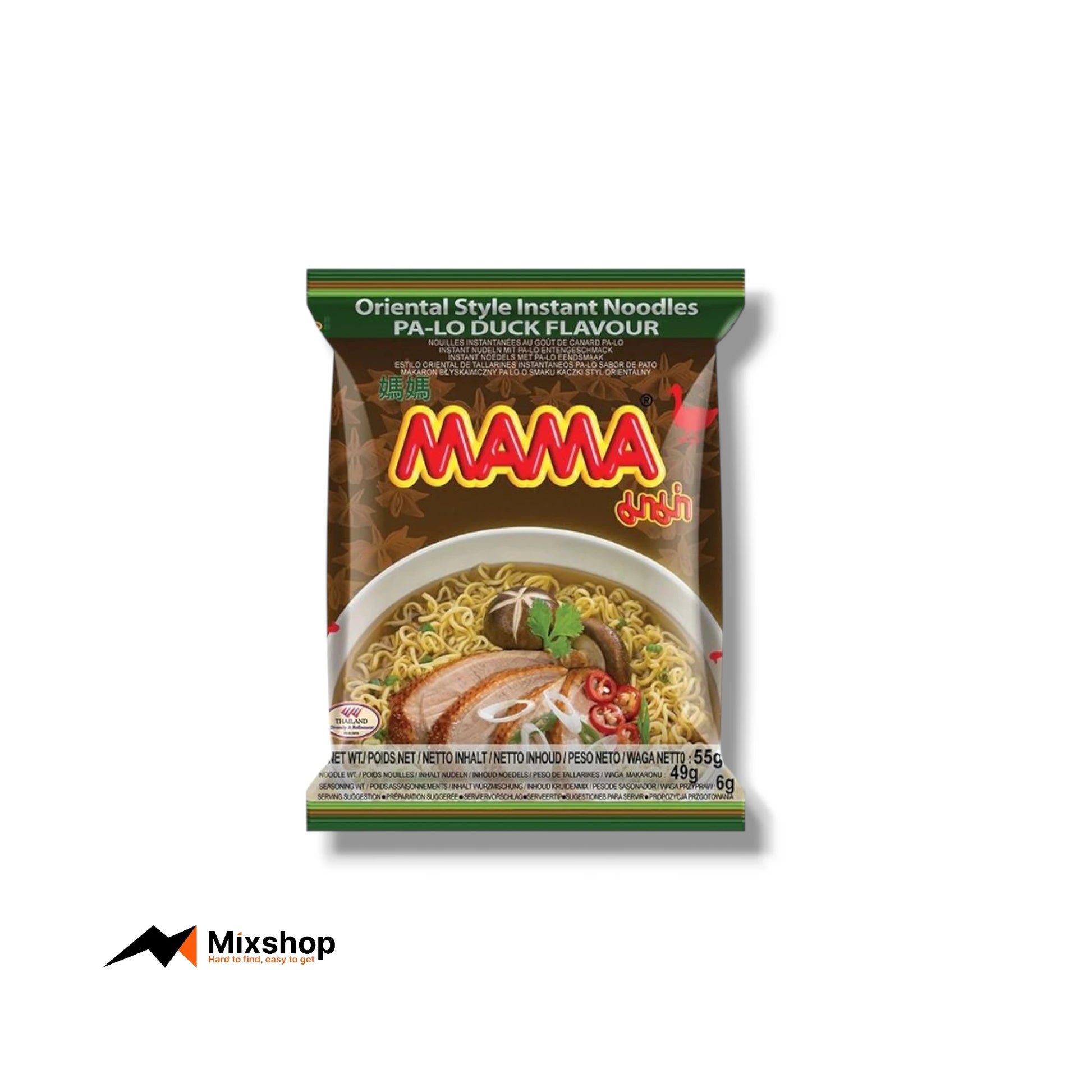 MAMA Instant Noodles Pa-Lo Duck Flavour 55g Product Image