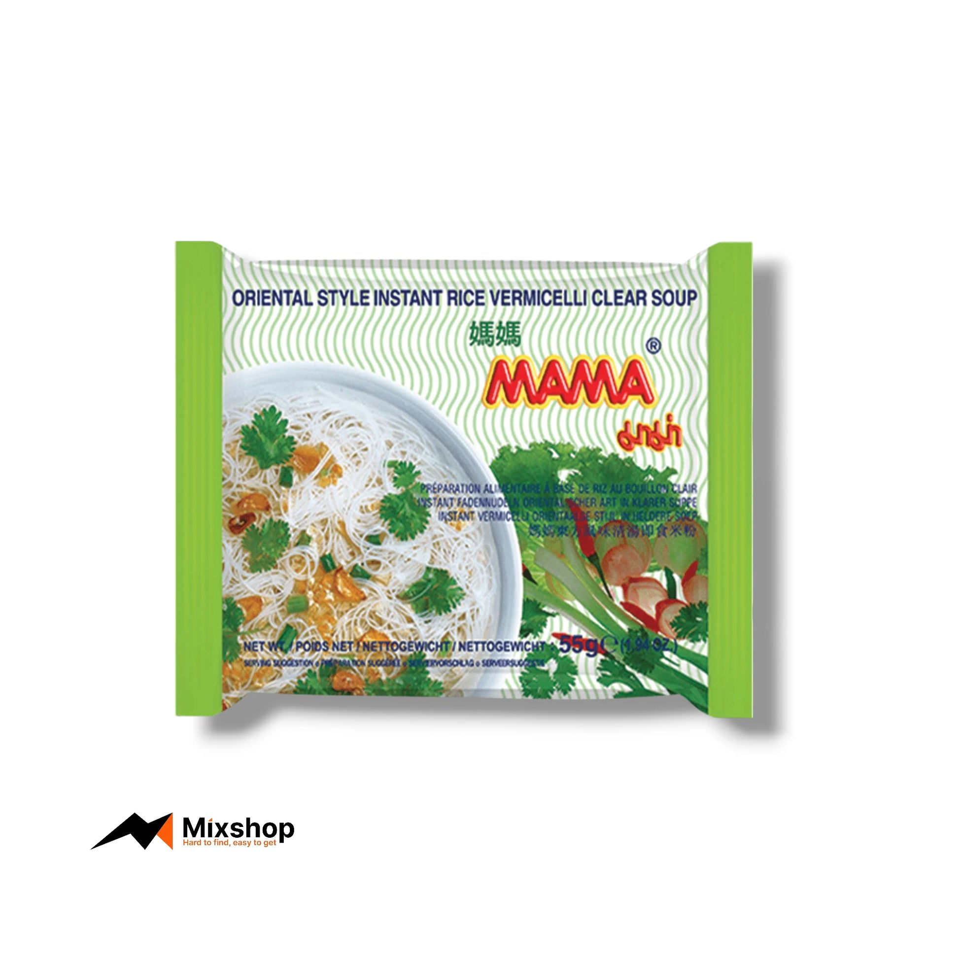 MAMA Instant Rice Vermicelli Clear Soup 55g Product Image