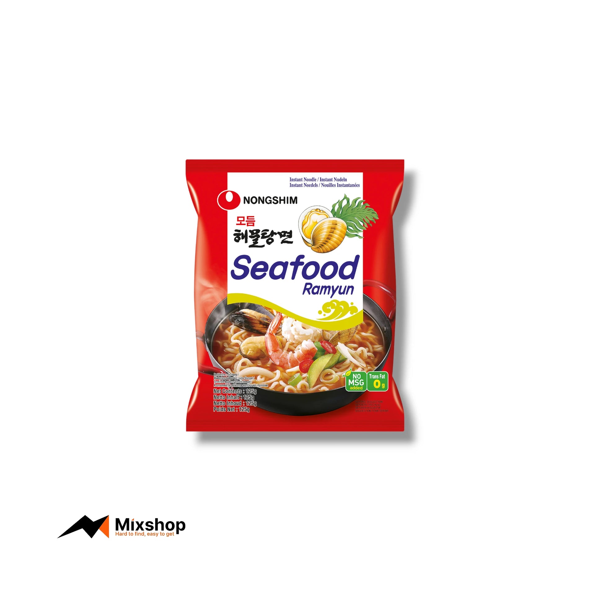 Nongshim Seafood Ramyun 125g Product Image