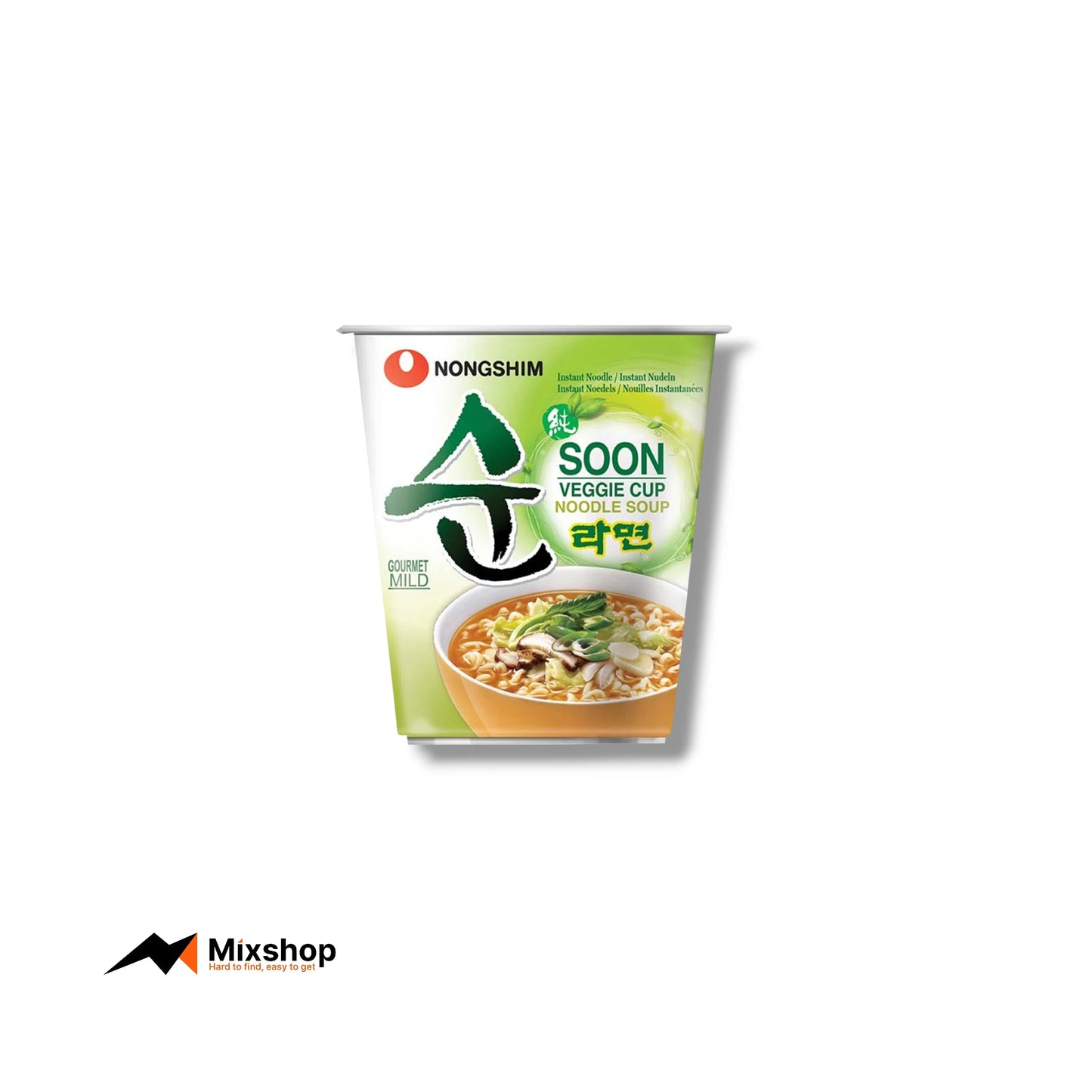 Nongshim Soon Veggie Cup Noodle Soup Product Image