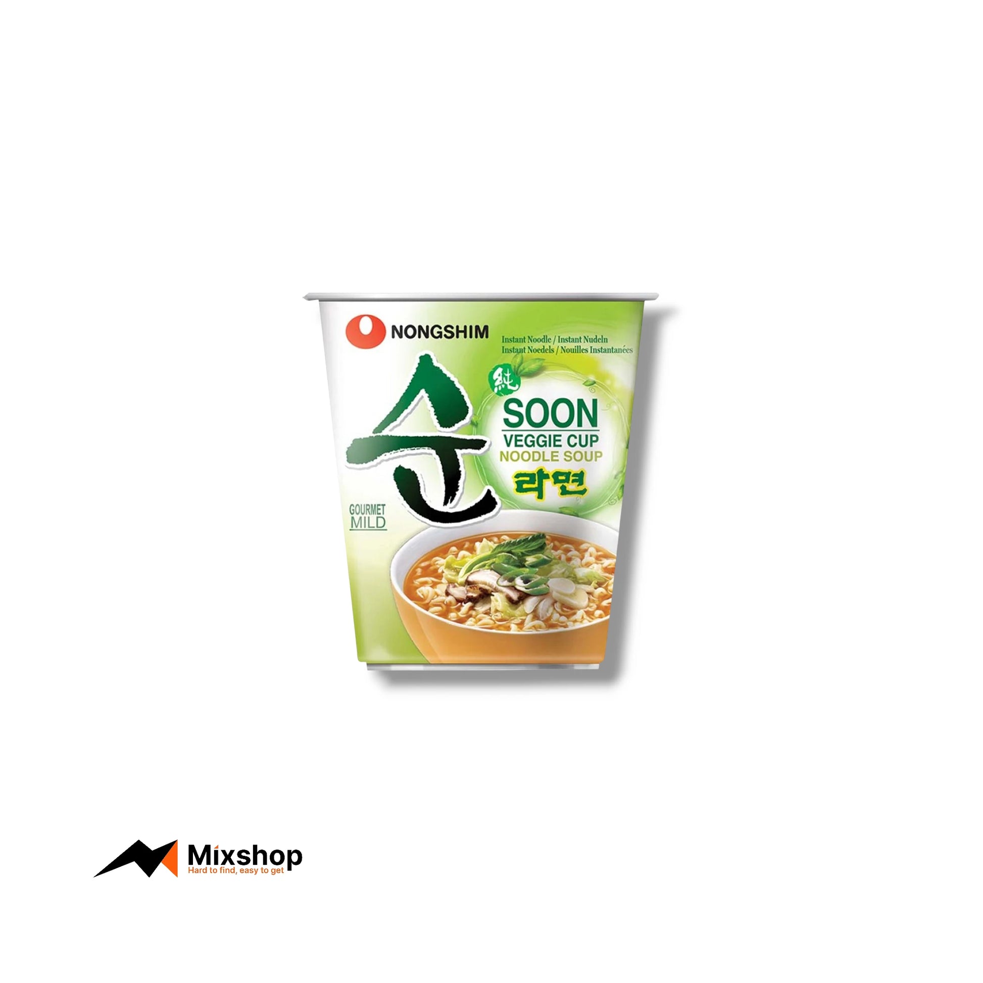 Nongshim Soon Veggie Cup Noodle Soup Product Image