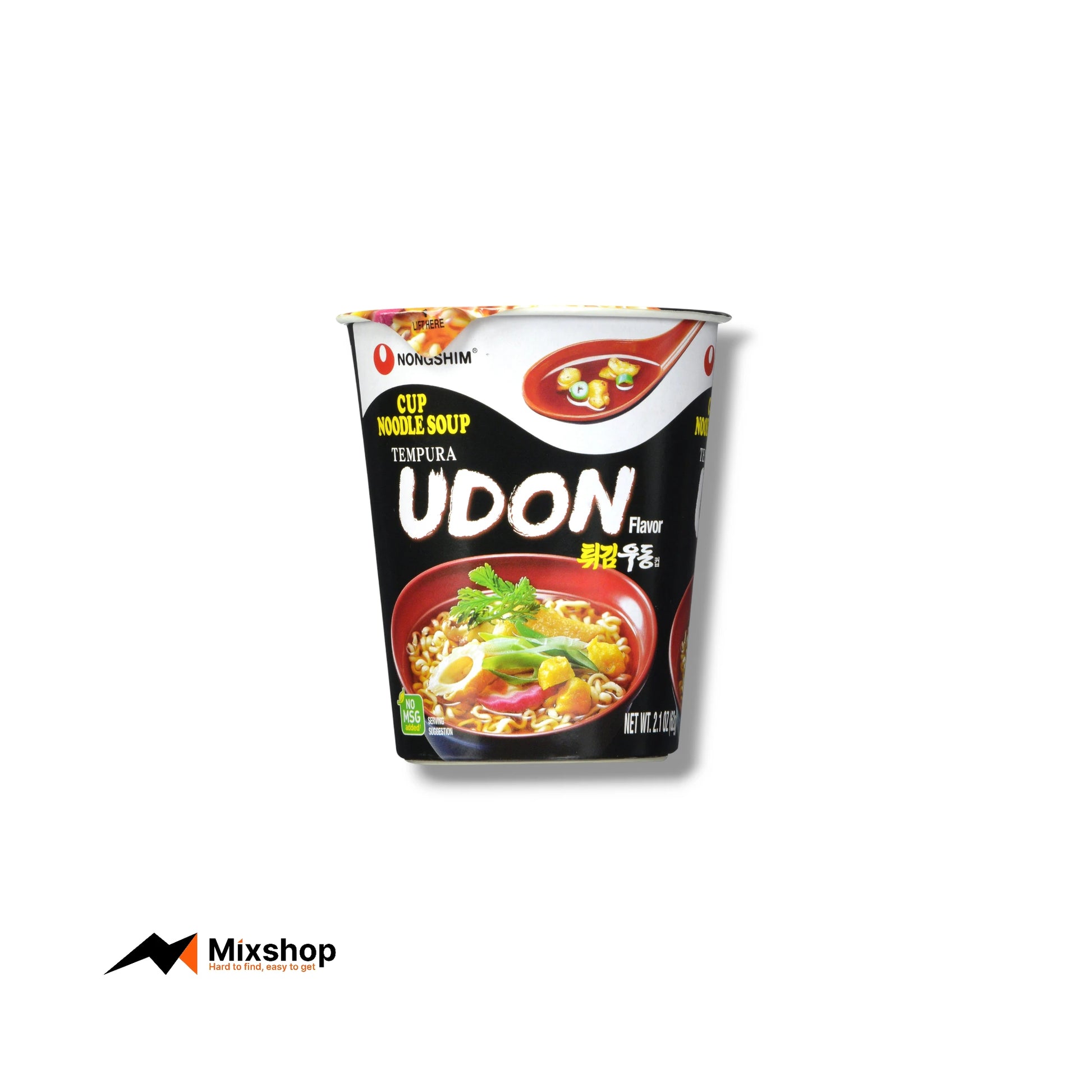 Nongshim Tempura Udon Cup Noodle Soup 62g Product Image